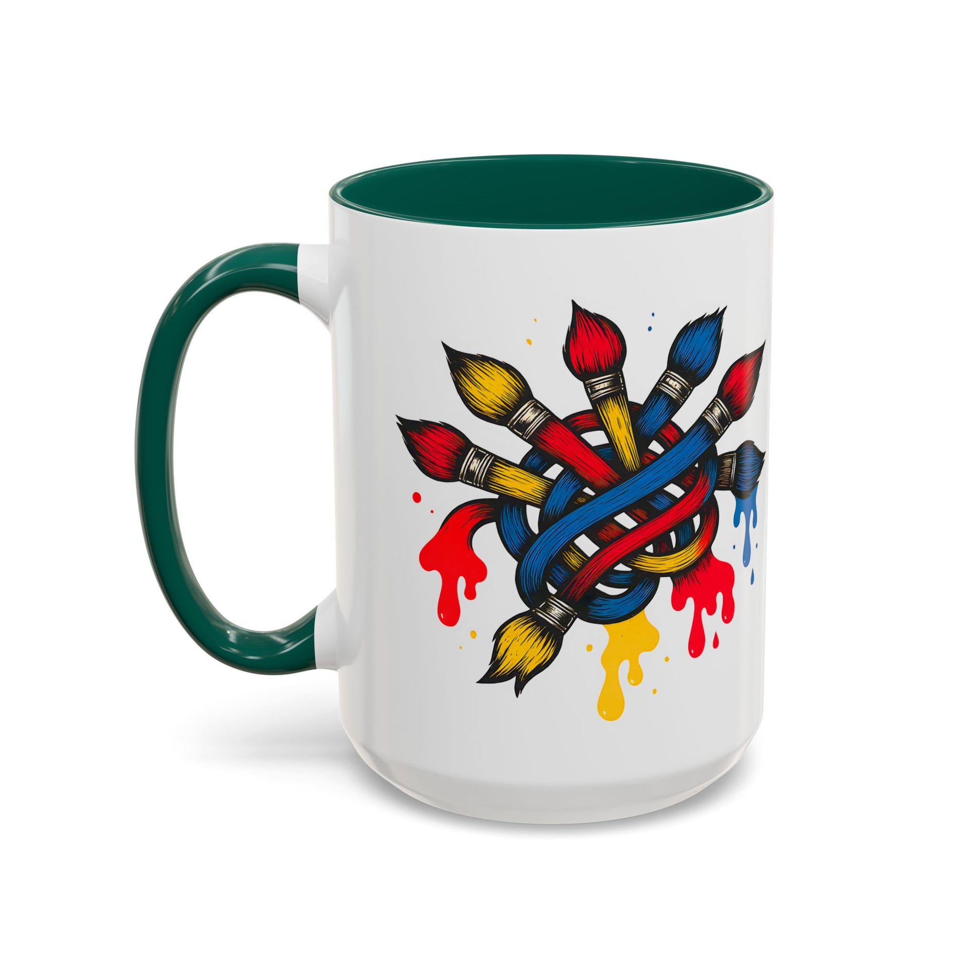 Funny Artist Mug - Colorful Coffee Cup for Art Teachers and Creatives, Dirty Art Mug, Paintbrush Design, Creative Humor Cup, Naughty Artist