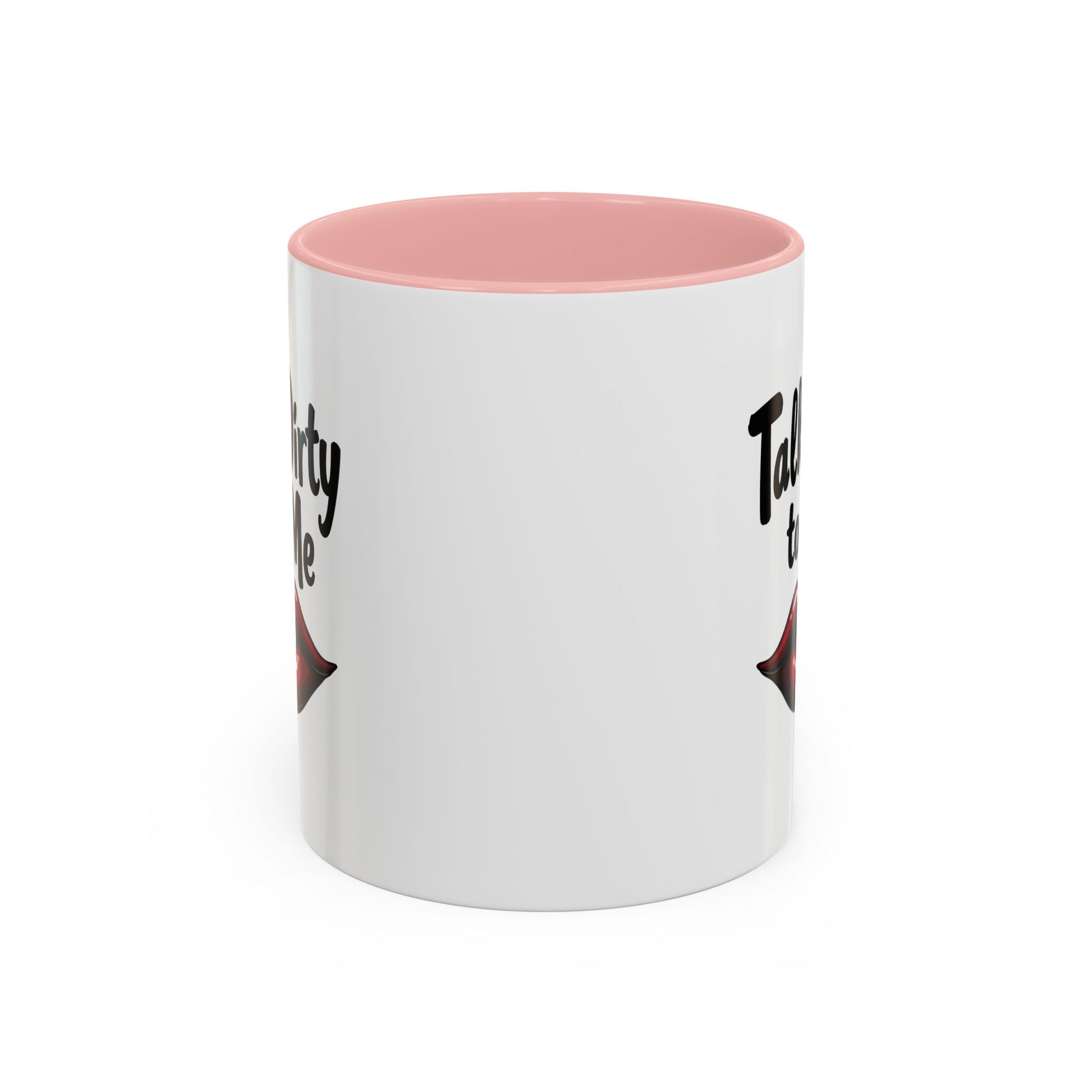 Sexy Funny Mug for Her, Talk Dirty to Me Coffee Cup, Naughty Gift for Girlfriend, Flirty Morning Vibes, Bold Lips Sassy Mug