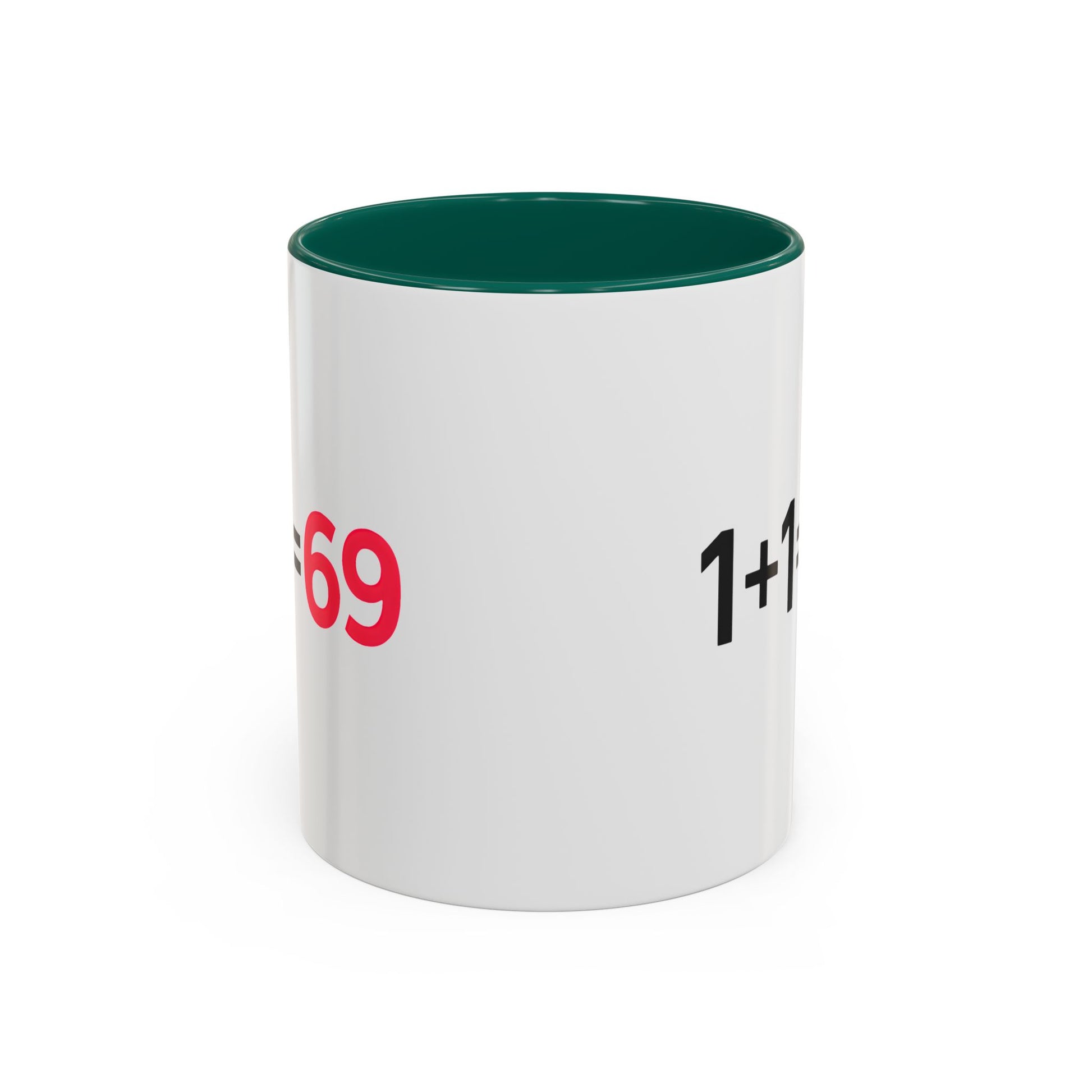 Funny Adult Mug, 1 Plus 1 Equals 69 Coffee Cup, Naughty Gift for Him or Her, Flirty Math Joke Mug,