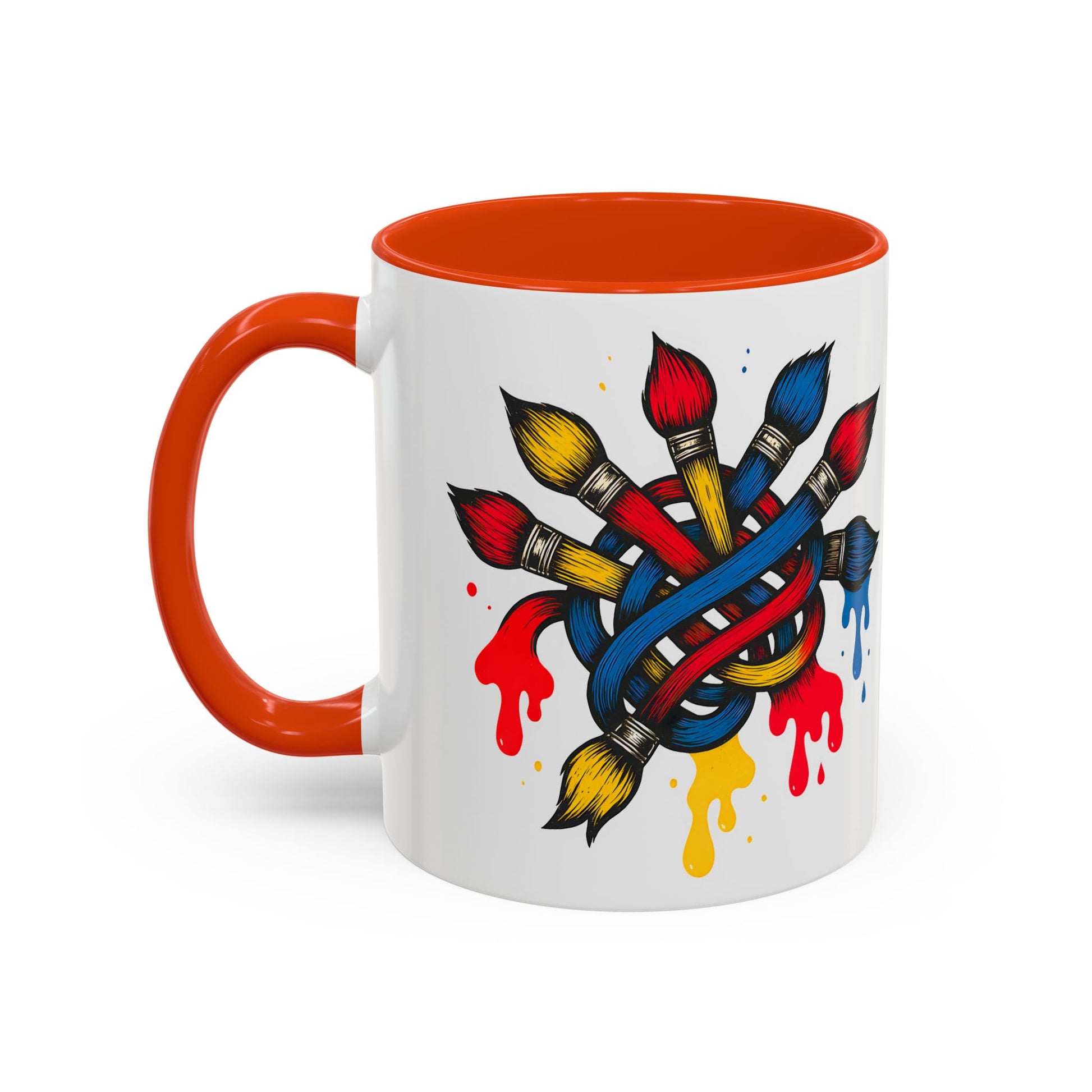 Funny Artist Mug - Colorful Coffee Cup for Art Teachers and Creatives, Dirty Art Mug, Paintbrush Design, Creative Humor Cup, Naughty Artist