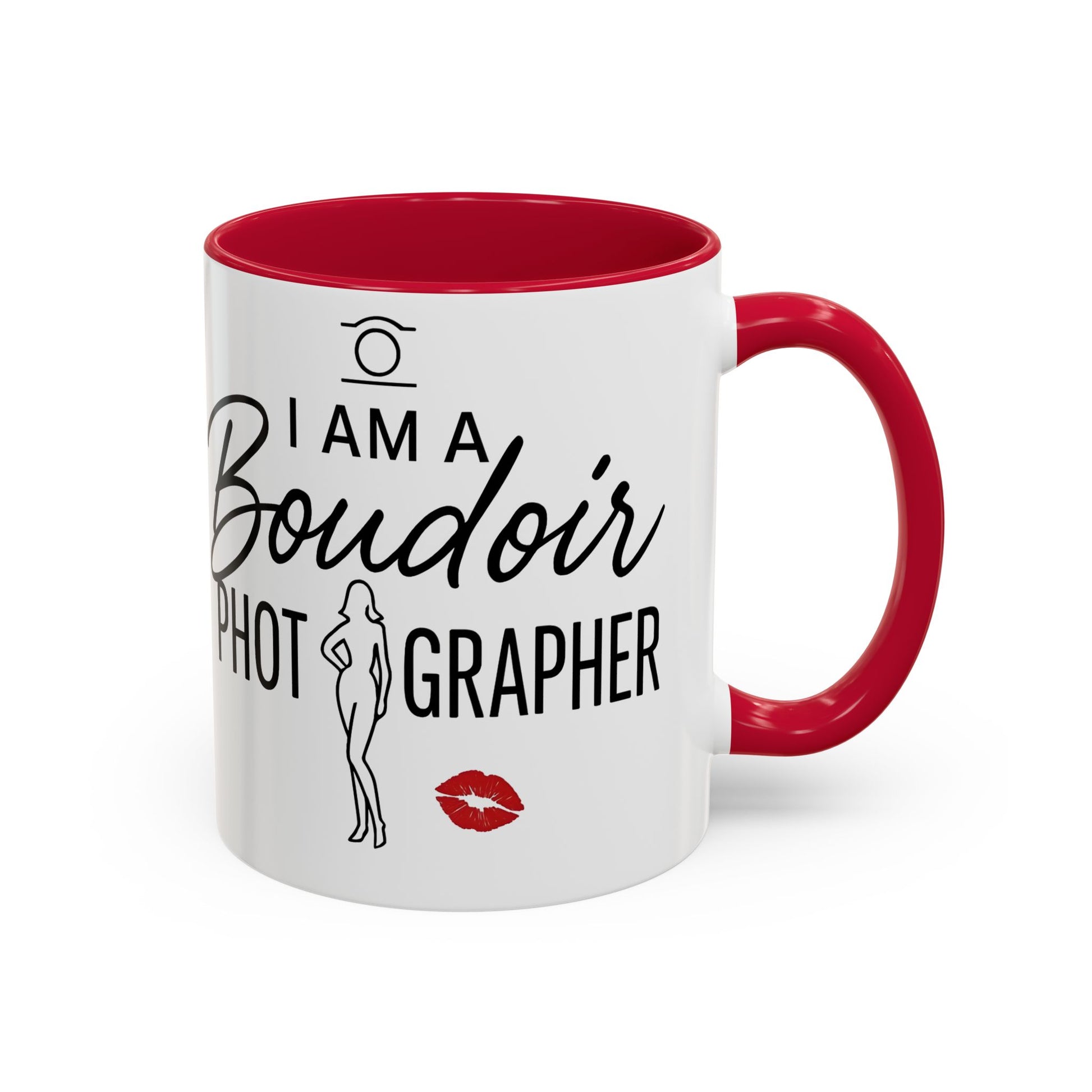 Boudoir Photographer Mug - Colorful Ceramic Coffee Cup, Gift for Photographers, Cute Art Mug, Fun Drinking Mug, Inspirational Coffee Mug