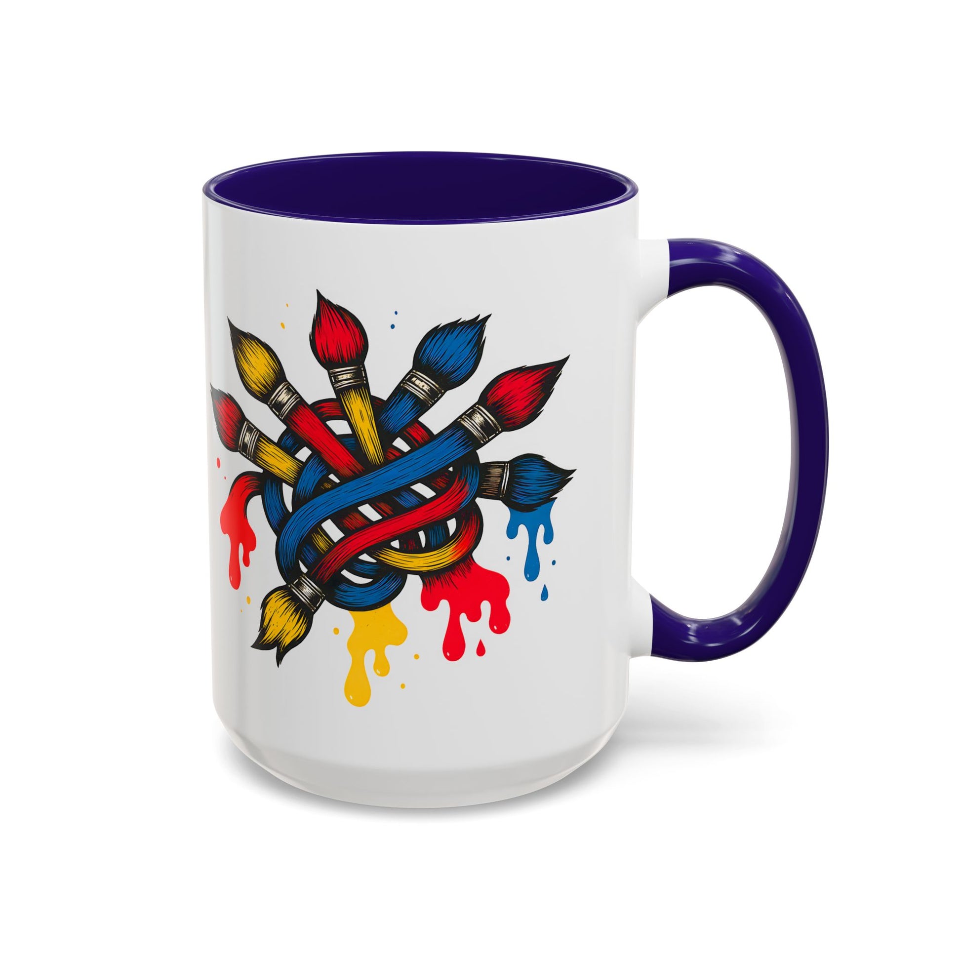 Funny Artist Mug - Colorful Coffee Cup for Art Teachers and Creatives, Dirty Art Mug, Paintbrush Design, Creative Humor Cup, Naughty Artist