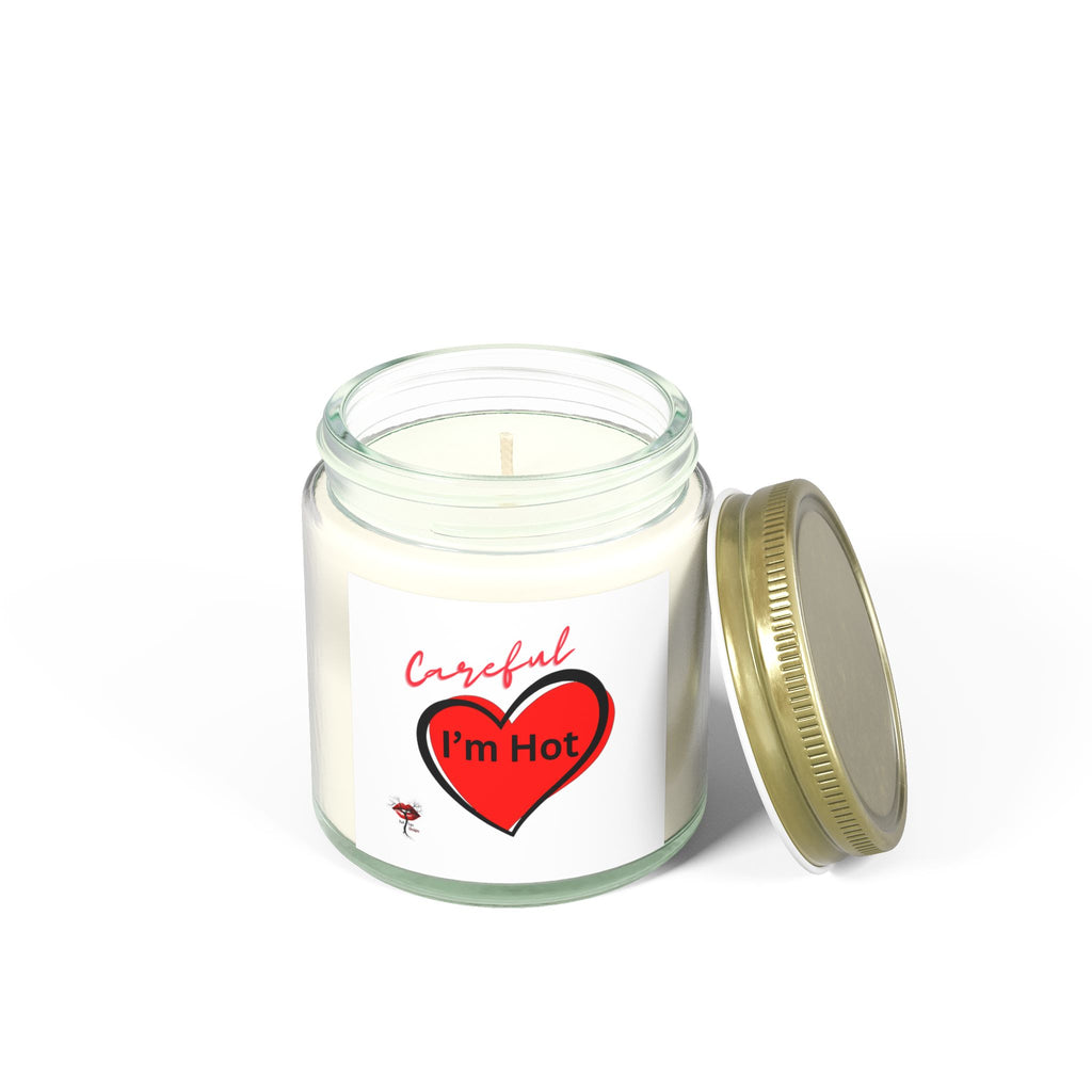 Scented Candle: Careful, I'm Hot - Romantic Gift, Home Fragrance, Self-Care, Valentine's Day, Aromatherapy Decor