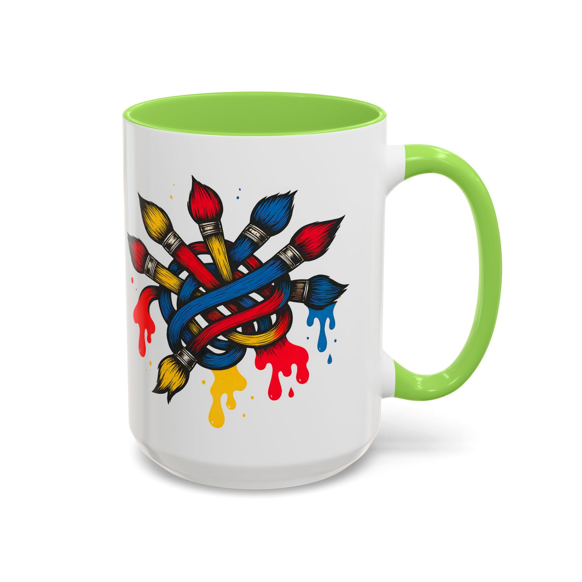 Funny Artist Mug - Colorful Coffee Cup for Art Teachers and Creatives, Dirty Art Mug, Paintbrush Design, Creative Humor Cup, Naughty Artist