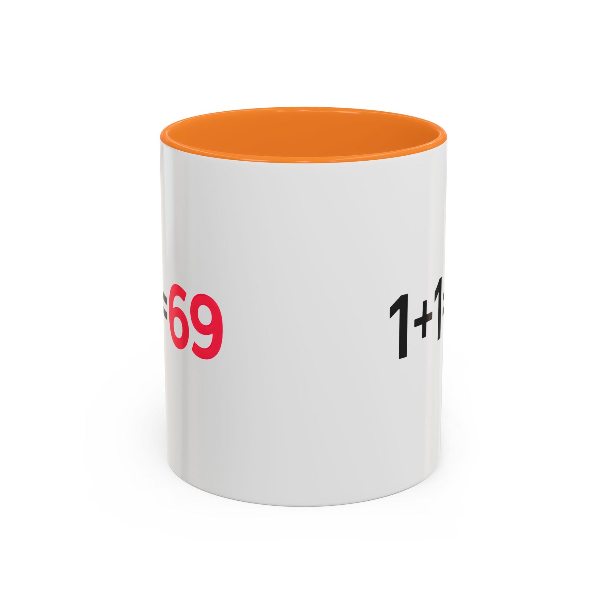 Funny Adult Mug, 1 Plus 1 Equals 69 Coffee Cup, Naughty Gift for Him or Her, Flirty Math Joke Mug,