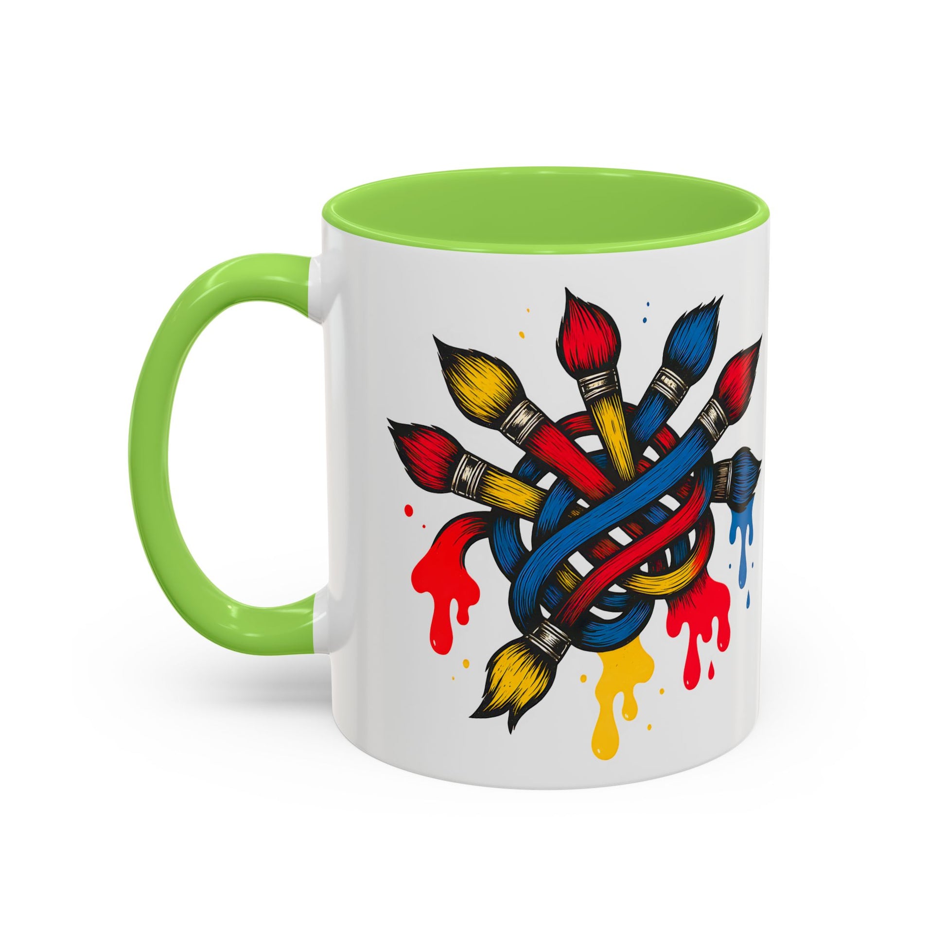 Funny Artist Mug - Colorful Coffee Cup for Art Teachers and Creatives, Dirty Art Mug, Paintbrush Design, Creative Humor Cup, Naughty Artist