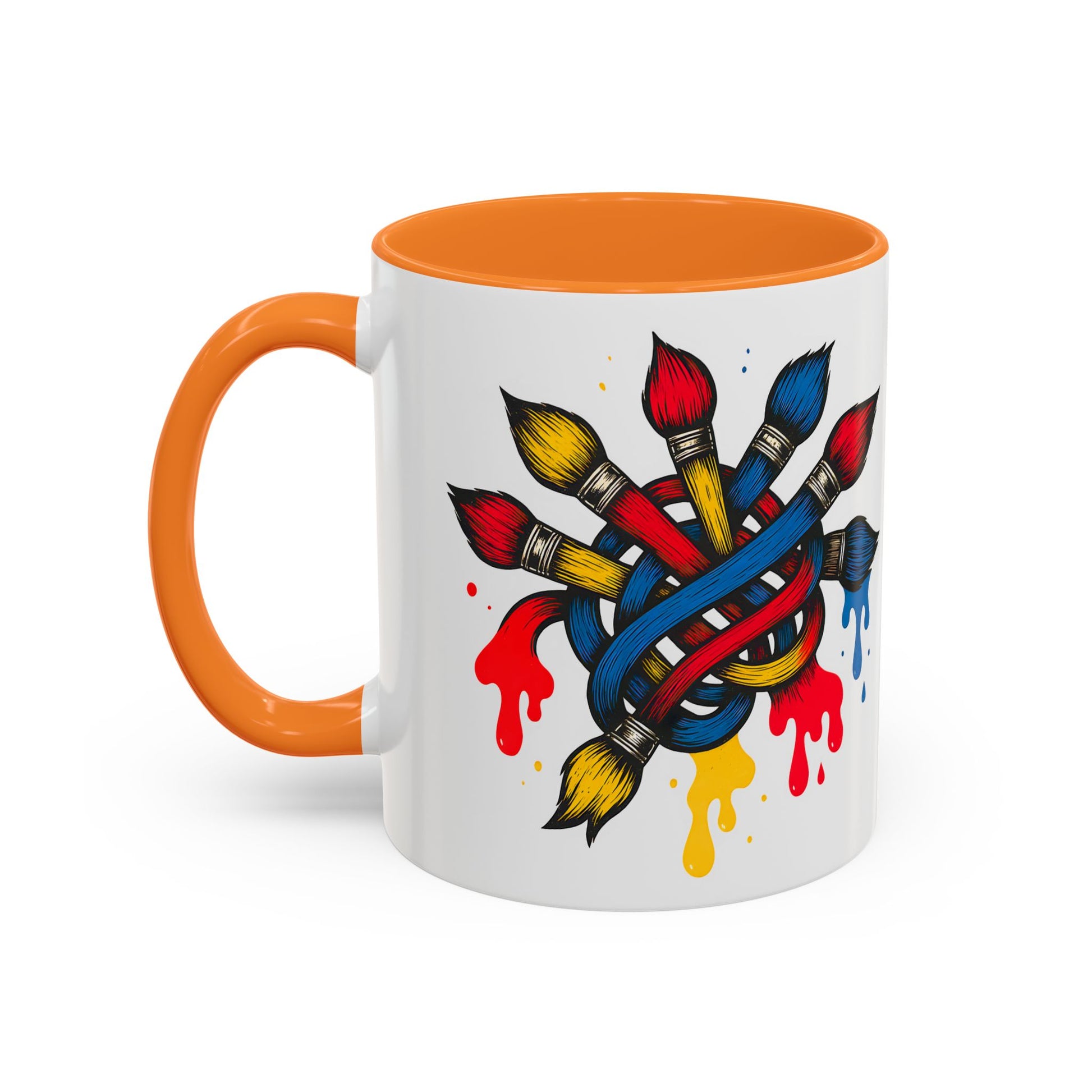 Funny Artist Mug - Colorful Coffee Cup for Art Teachers and Creatives, Dirty Art Mug, Paintbrush Design, Creative Humor Cup, Naughty Artist