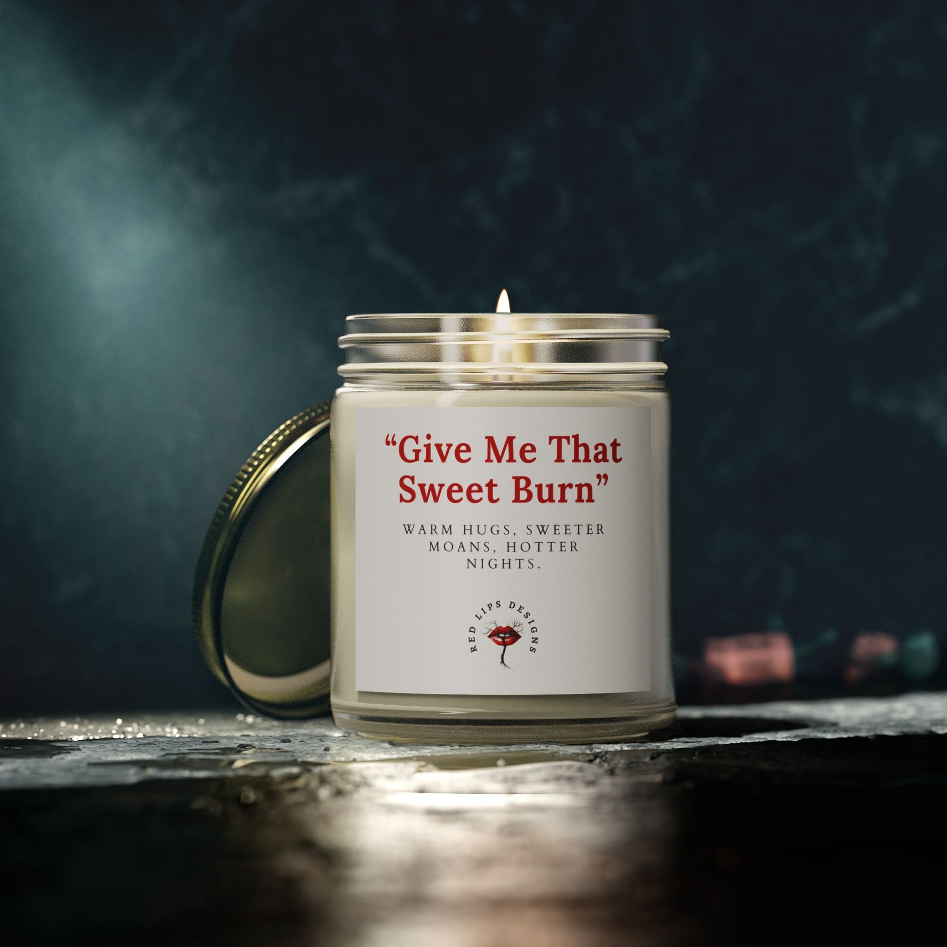 Give Me That Sweet Burn Sexy Candle Funny Gift for Her Romantic Candle for Bedroom Vibes Empowering Self Care Gift for Women