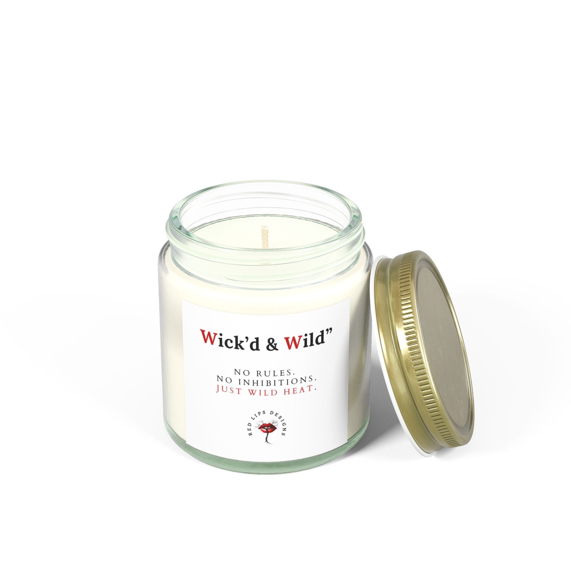 Wick’d & Wild Scented Candle | Coconut Apricot Wax | Home Decor, Aromatherapy, Gifts, Relaxation, Self-Care