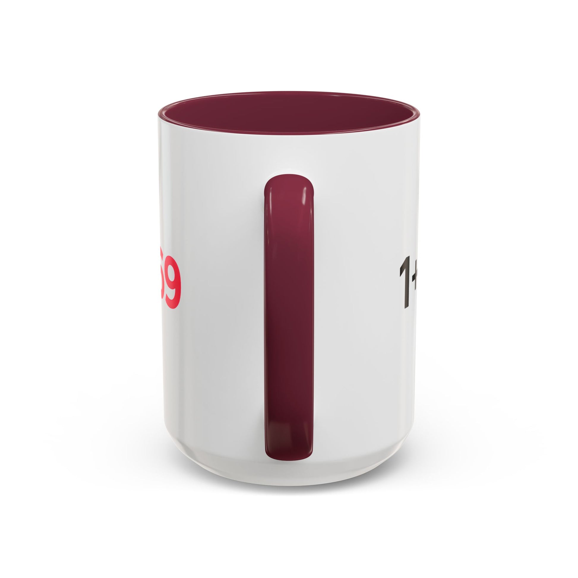 Funny Adult Mug, 1 Plus 1 Equals 69 Coffee Cup, Naughty Gift for Him or Her, Flirty Math Joke Mug,