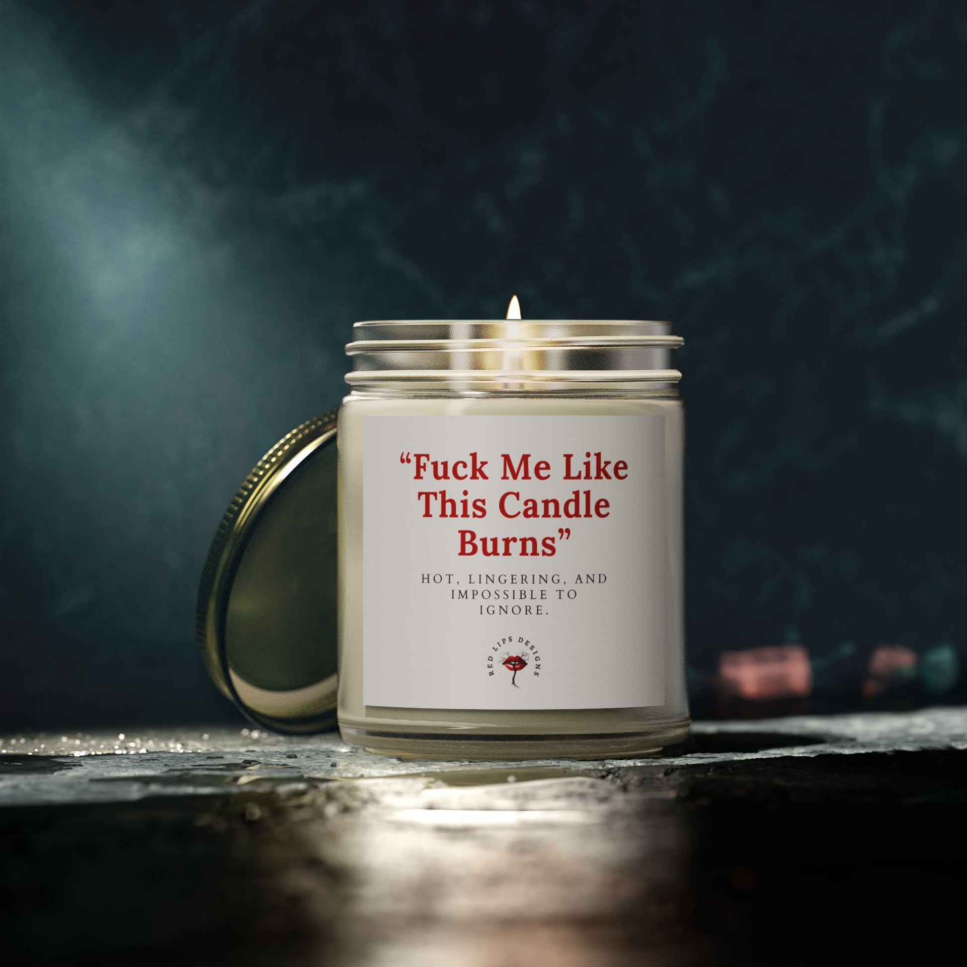 Fuck Me Like This Candle Burns, Sexy Candle Gift for Her, Dirty Quote Candle, Hot and Romantic Adult Humor, Naughty Valentine Gift