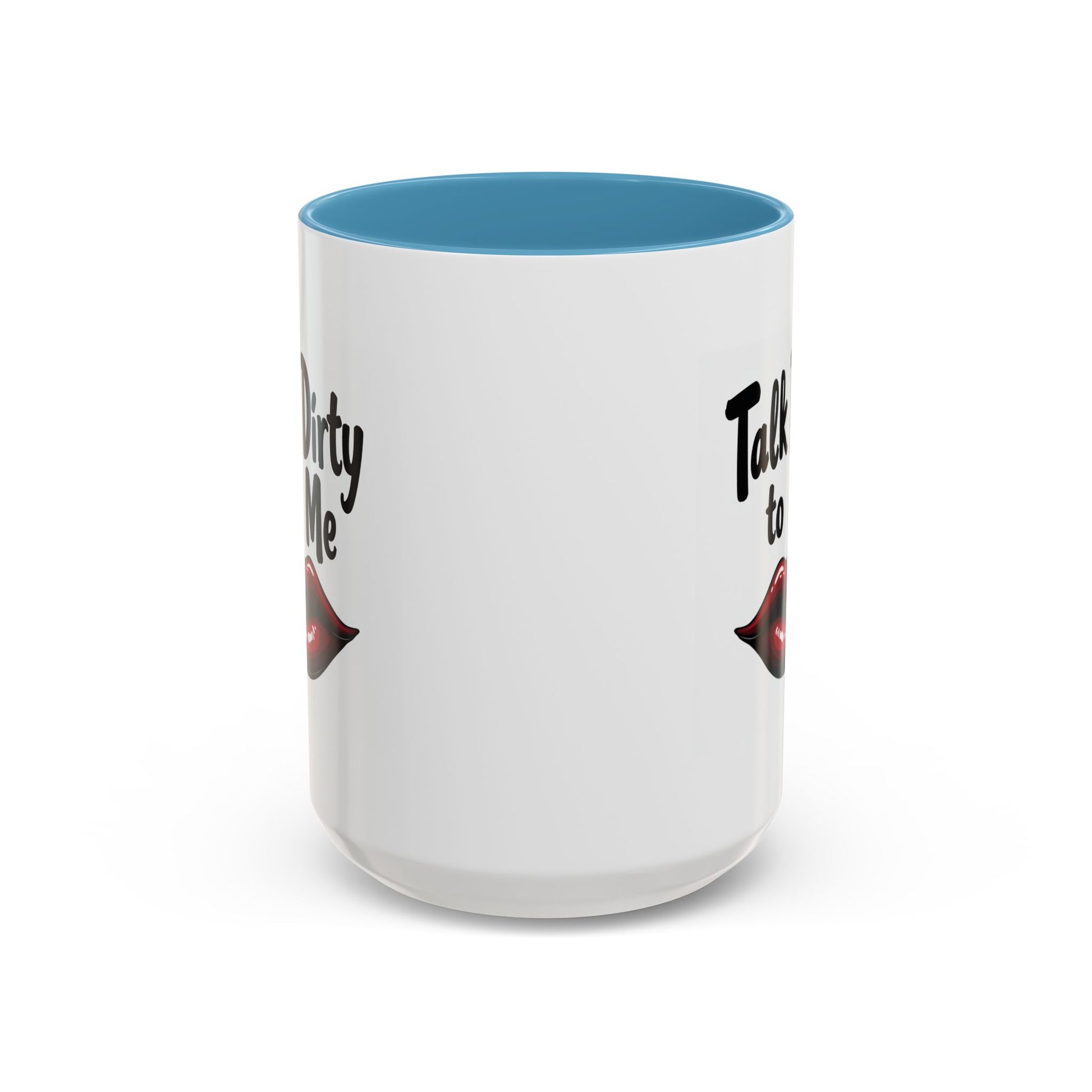 Sexy Funny Mug for Her, Talk Dirty to Me Coffee Cup, Naughty Gift for Girlfriend, Flirty Morning Vibes, Bold Lips Sassy Mug