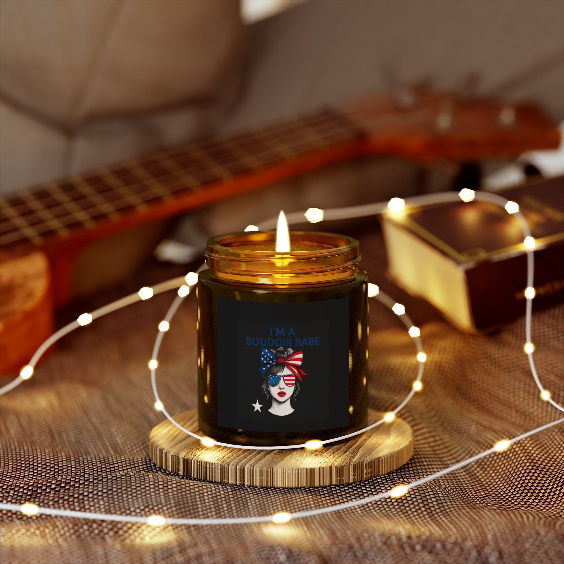 Patriotic Scented Candles - Fun Aromatic Gift for Independence Day, Home Décor, Relaxation, Holiday Celebrations, Self-Care