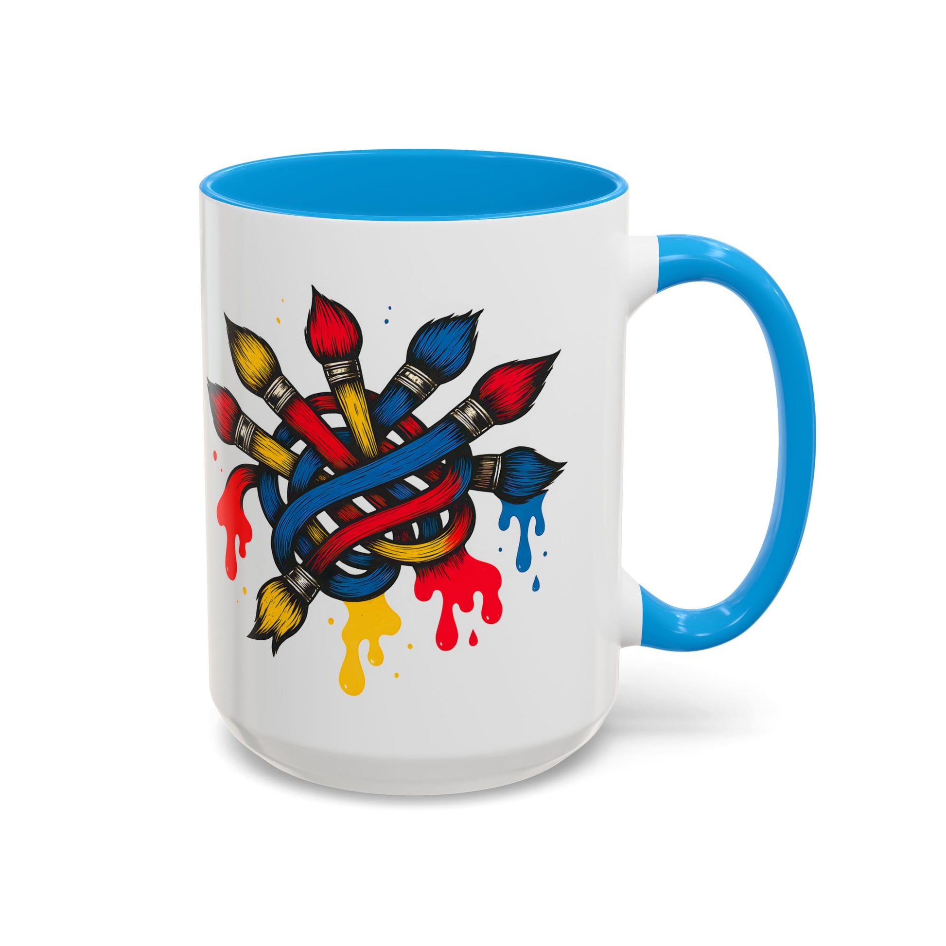 Funny Artist Mug - Colorful Coffee Cup for Art Teachers and Creatives, Dirty Art Mug, Paintbrush Design, Creative Humor Cup, Naughty Artist