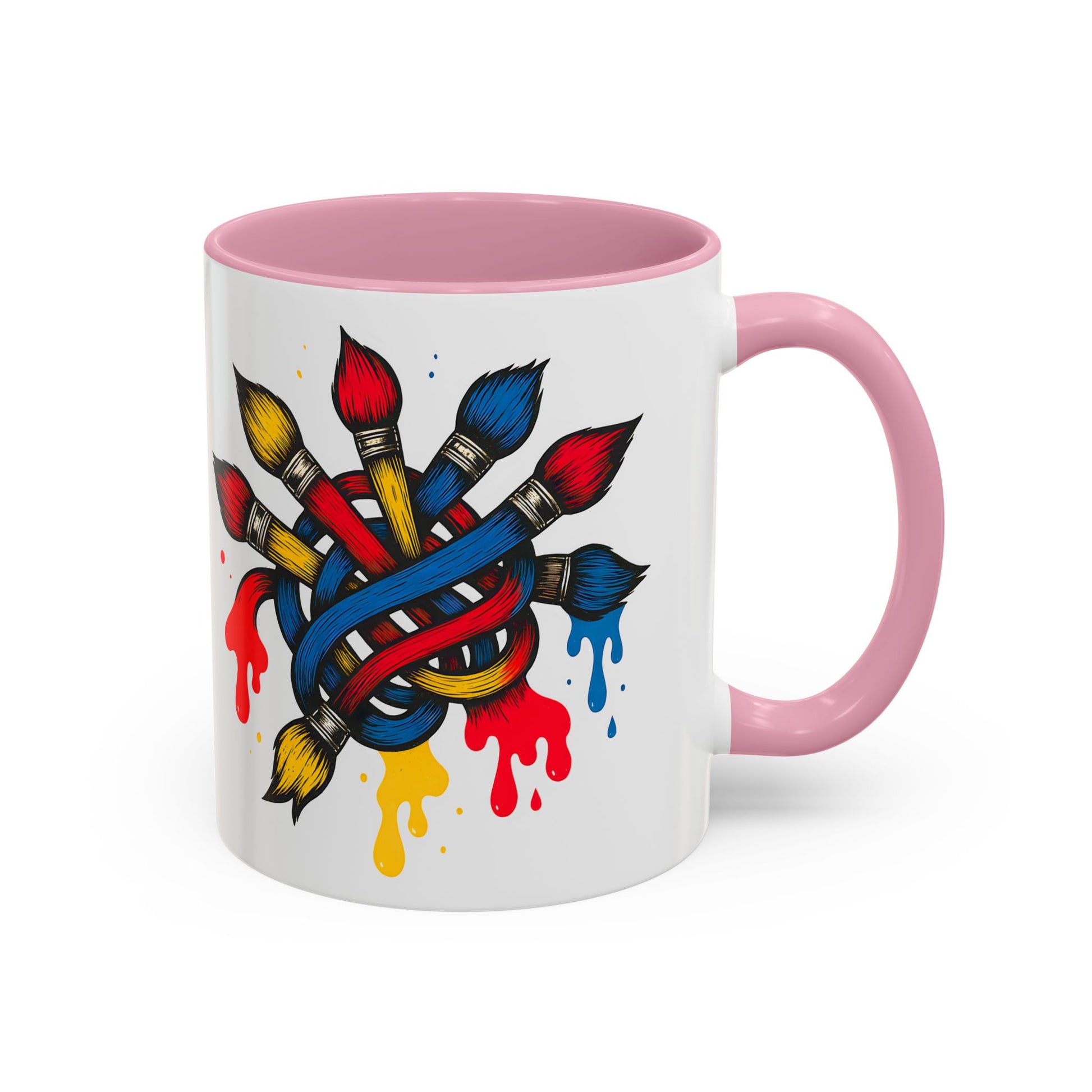 Funny Artist Mug - Colorful Coffee Cup for Art Teachers and Creatives, Dirty Art Mug, Paintbrush Design, Creative Humor Cup, Naughty Artist