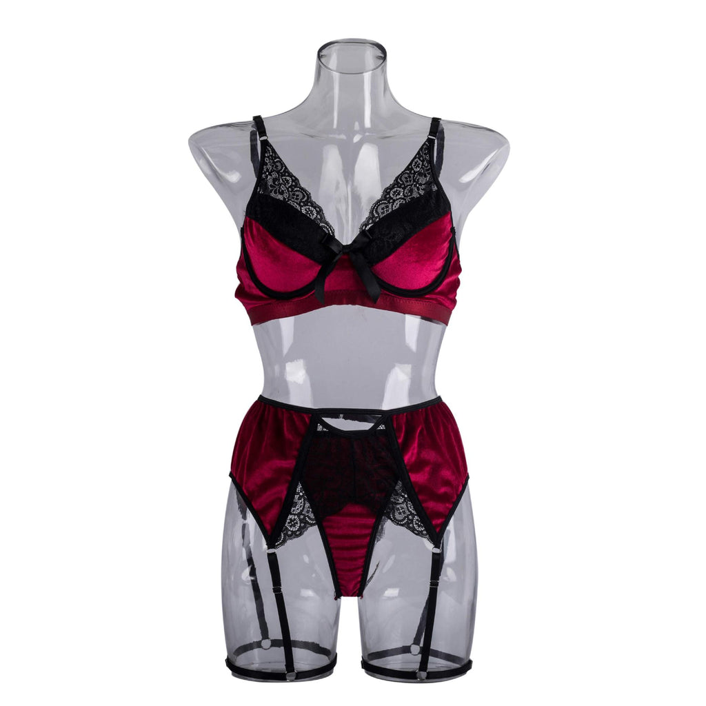 Hot selling and explosive women's lingerie with steel ring lace and sexy chest wrapping