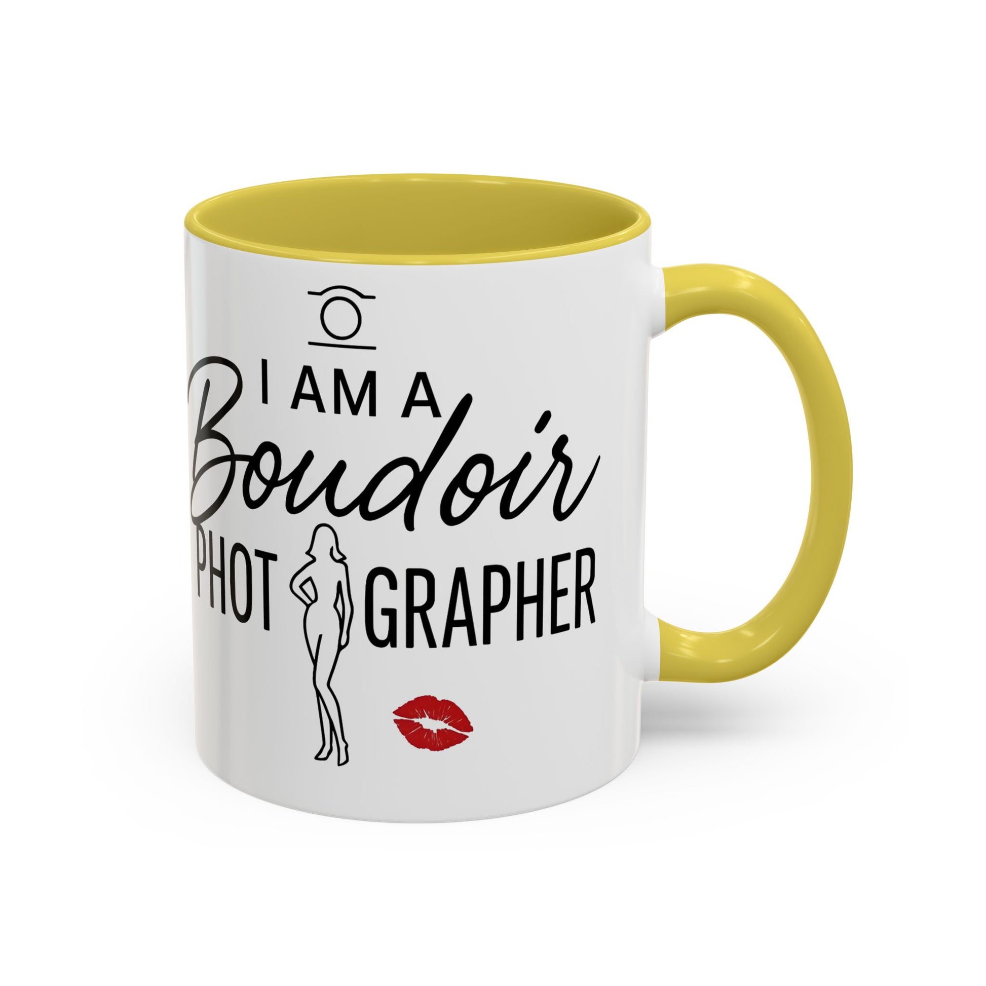 Boudoir Photographer Mug - Colorful Ceramic Coffee Cup, Gift for Photographers, Cute Art Mug, Fun Drinking Mug, Inspirational Coffee Mug