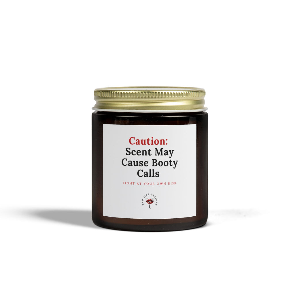 Booty Call Candle, Funny Adult Candle, Sexy Gift for Her, Naughty Scented Candle, Bachelorette Humor, Bedroom Vibes, Red Lips Designs