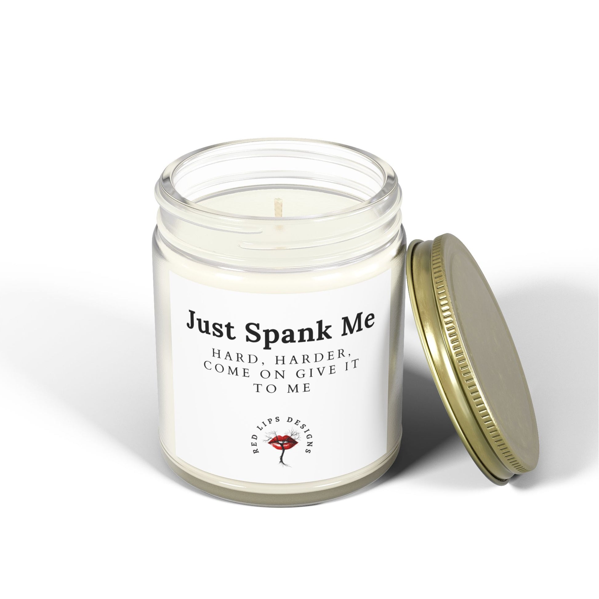 Just Spank Me Funny Candle Dirty Gift for Her Sexy Bedroom Decor Sassy Adult Humor Candle for Bold Women Who Want to Play Hard