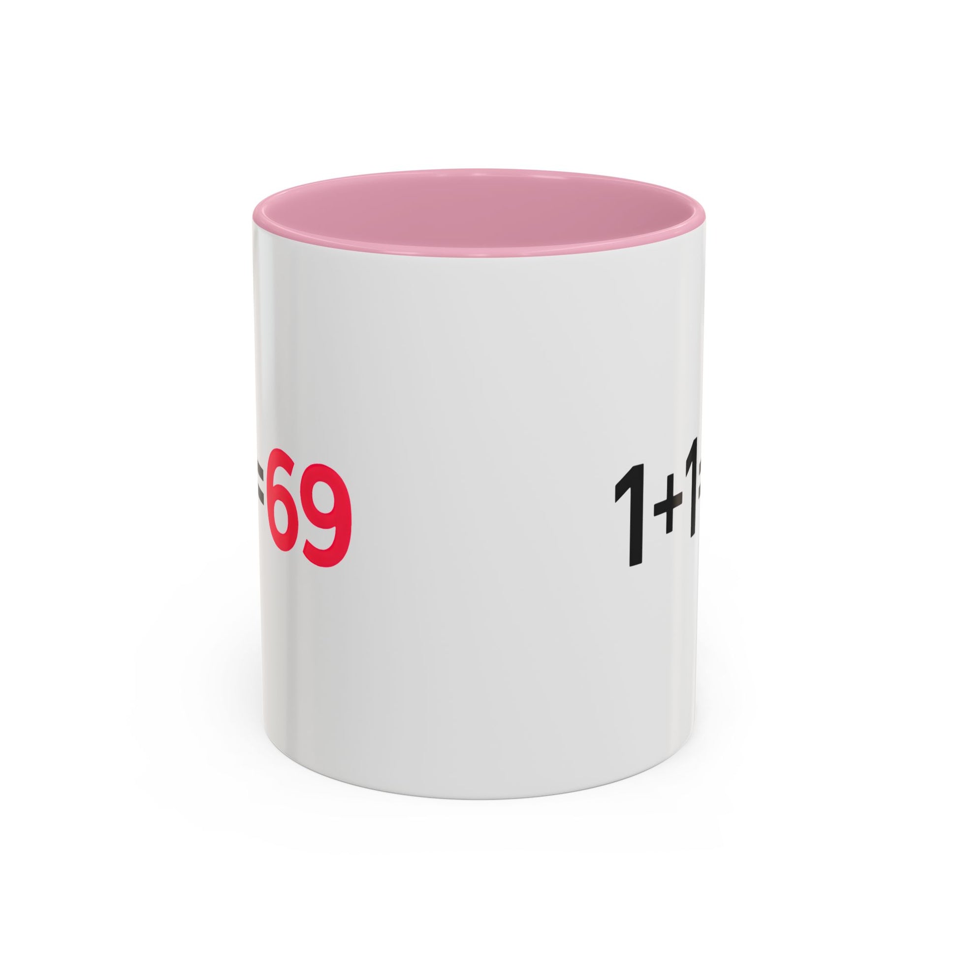 Funny Adult Mug, 1 Plus 1 Equals 69 Coffee Cup, Naughty Gift for Him or Her, Flirty Math Joke Mug,