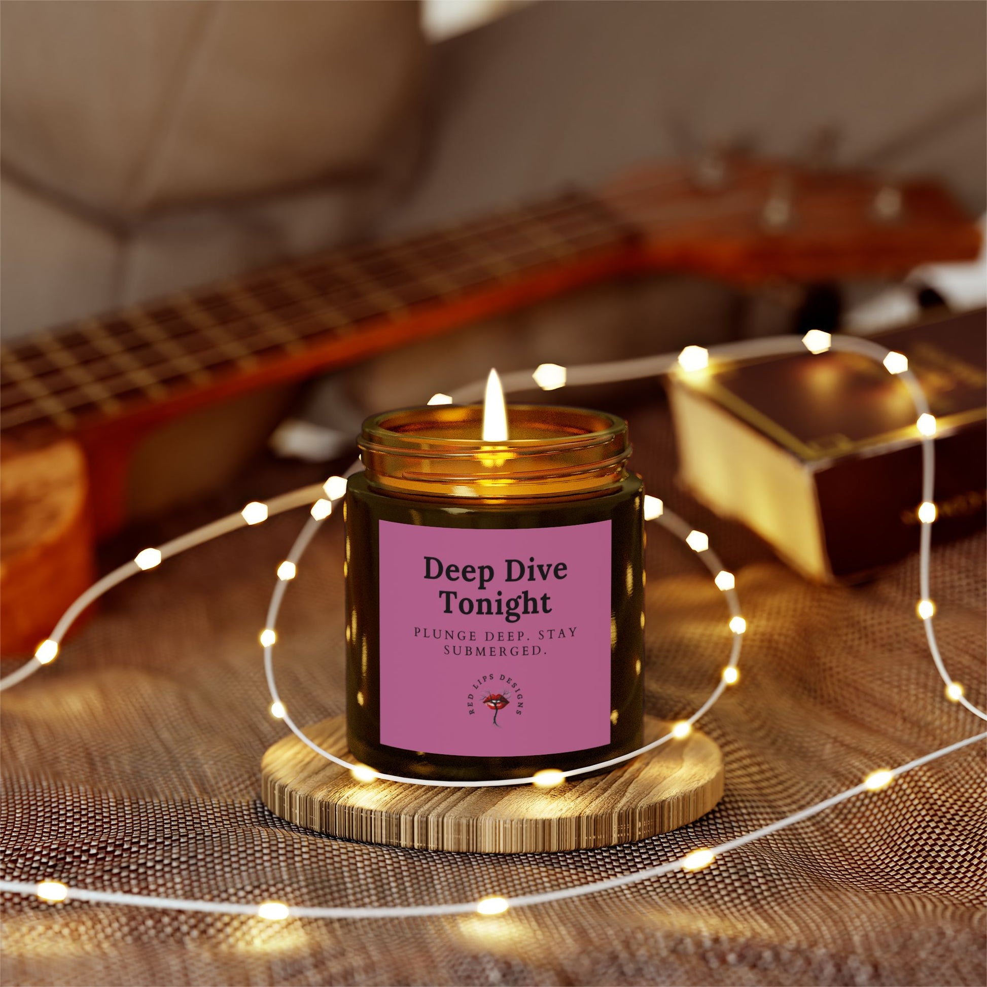 Relaxing Scented Candle, Aromatherapy, Home Decor, Gift Idea, Deep Dive Tonight