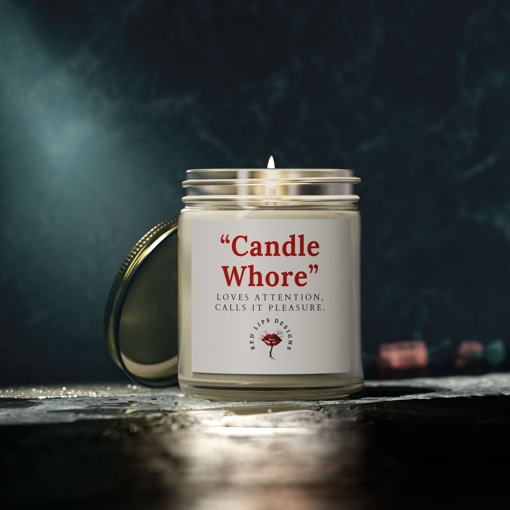 Candle Whore Funny Candle Dirty Gift for Her Bold Flirty Bedroom Decor Sassy Adult Humor Candle for Women Who Crave All the Attention