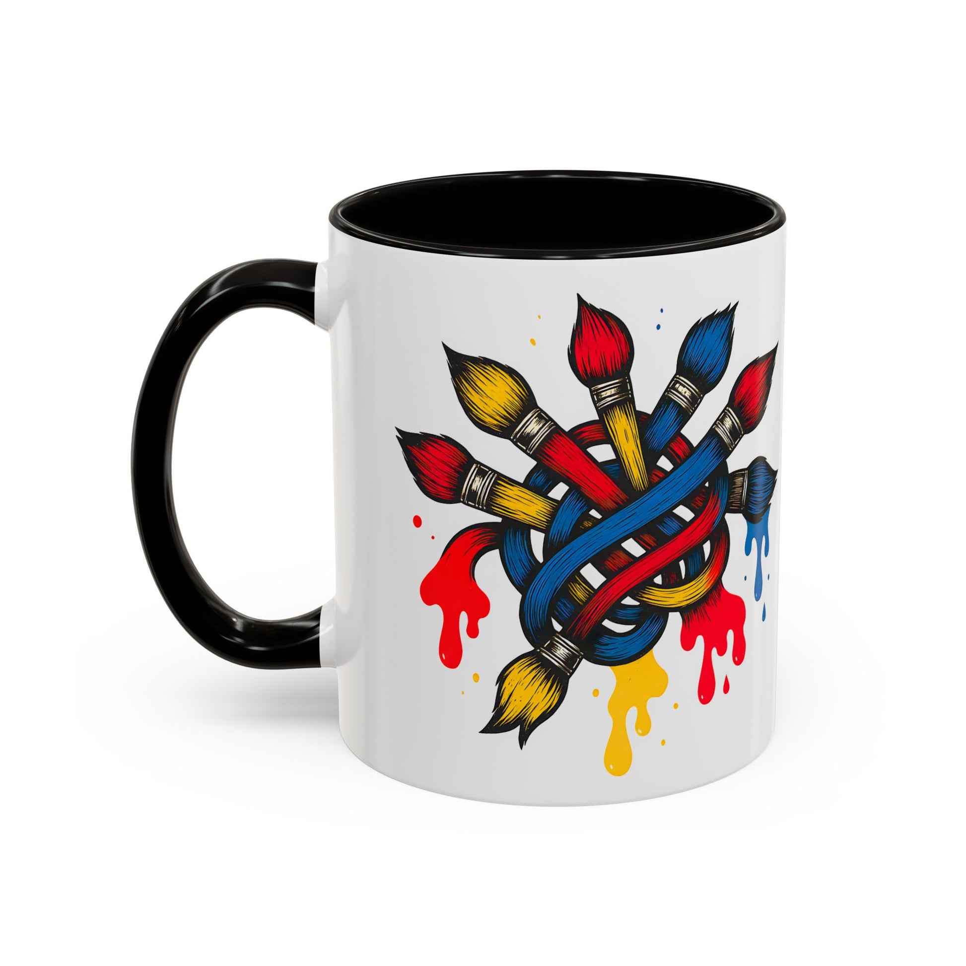 Funny Artist Mug - Colorful Coffee Cup for Art Teachers and Creatives, Dirty Art Mug, Paintbrush Design, Creative Humor Cup, Naughty Artist