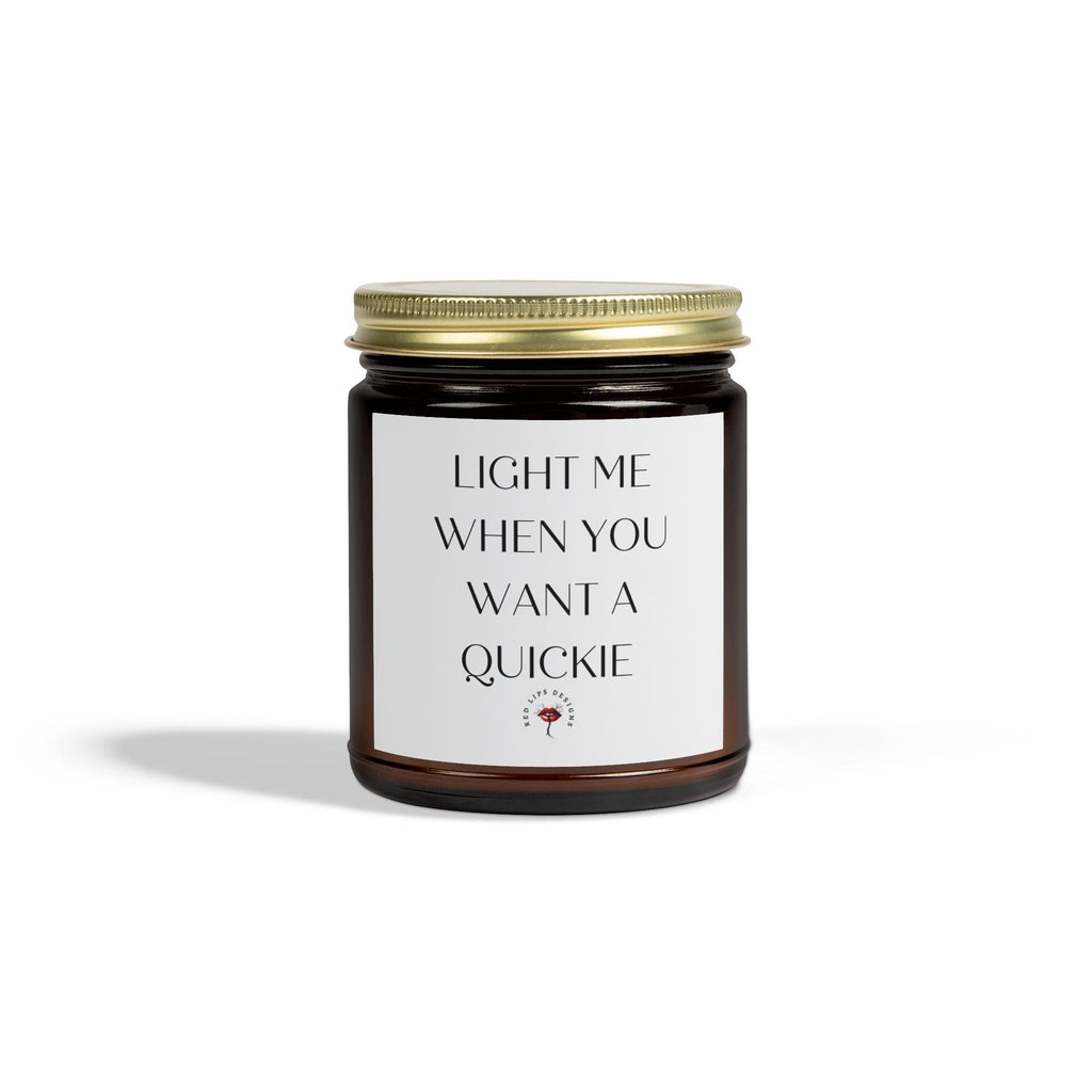 Sexy Candle for Her, Light Me When You Want a Quickie,Naughty Gift for Women, Flirty Valentine Candle