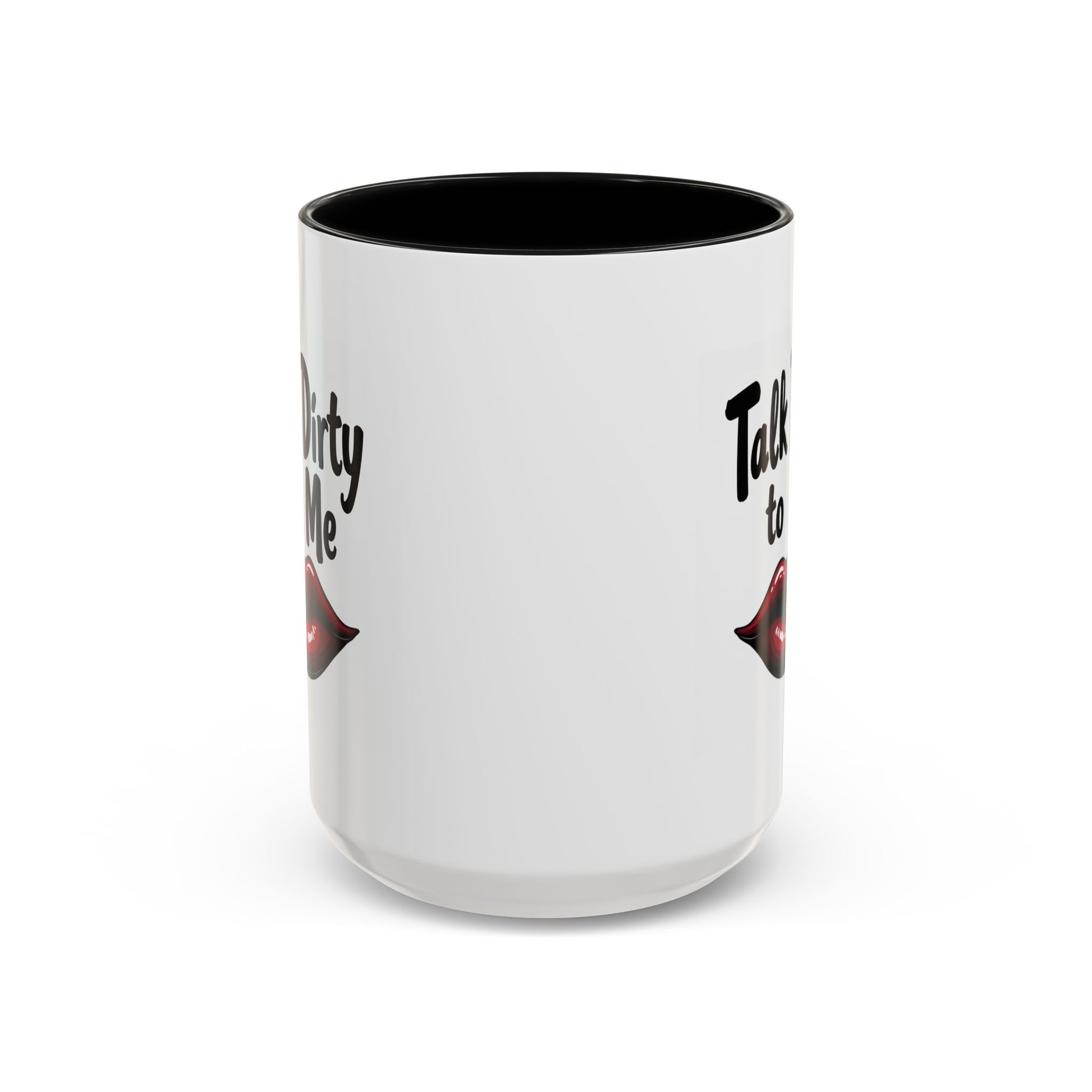 Sexy Funny Mug for Her, Talk Dirty to Me Coffee Cup, Naughty Gift for Girlfriend, Flirty Morning Vibes, Bold Lips Sassy Mug