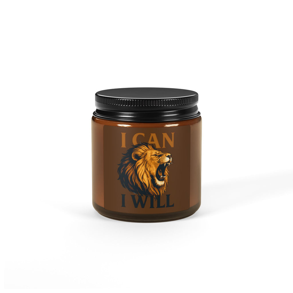 Empowering Lion Scented Soy Candle, Motivational Candle Gift, Relaxation Gift, Inspiration Candle for Home, Aromatherapy Décor