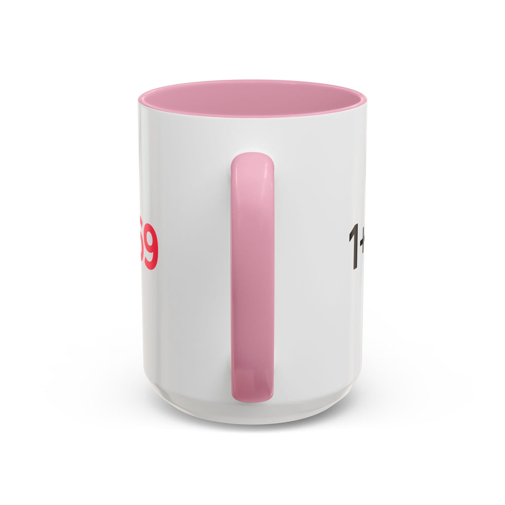 Funny Adult Mug, 1 Plus 1 Equals 69 Coffee Cup, Naughty Gift for Him or Her, Flirty Math Joke Mug,
