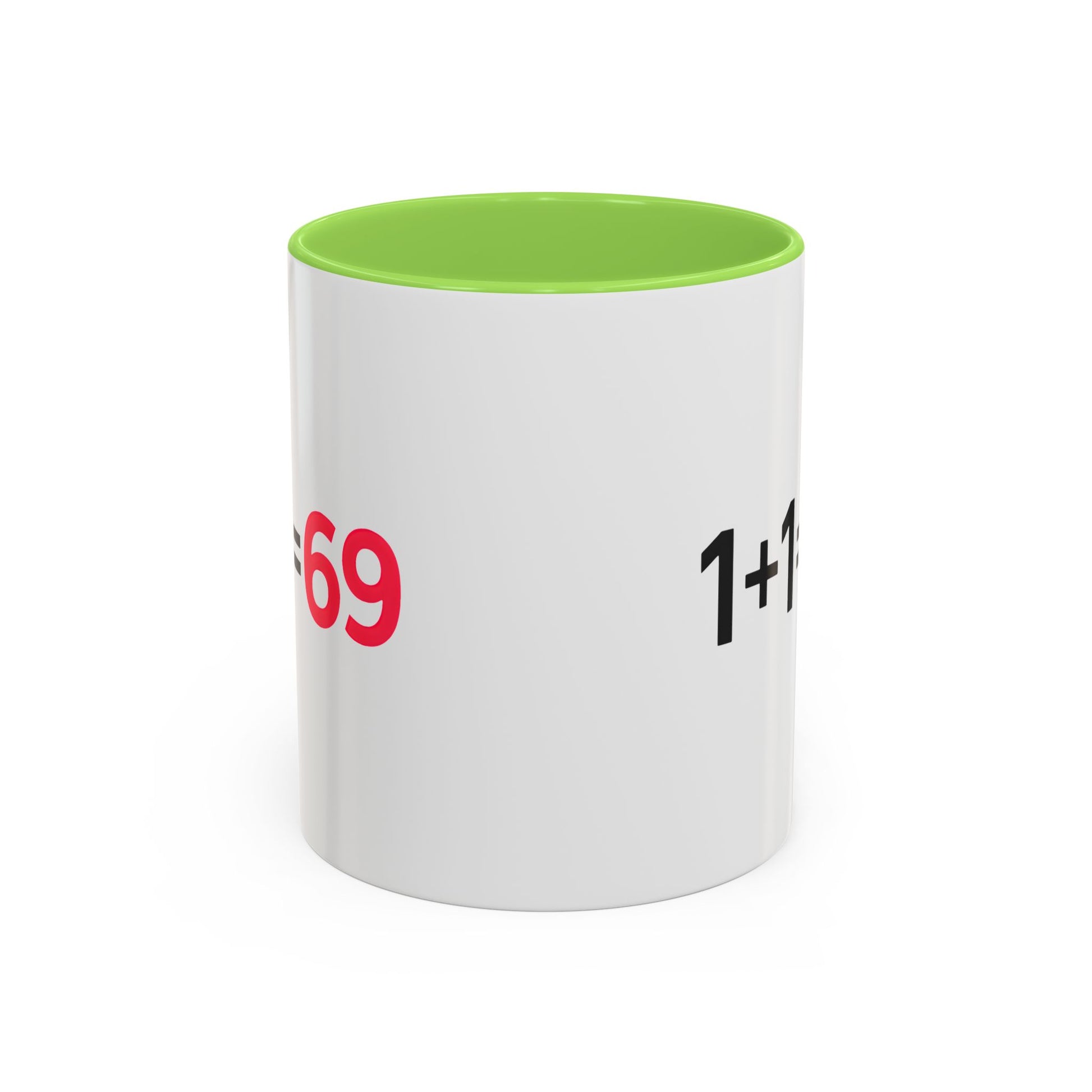 Funny Adult Mug, 1 Plus 1 Equals 69 Coffee Cup, Naughty Gift for Him or Her, Flirty Math Joke Mug,