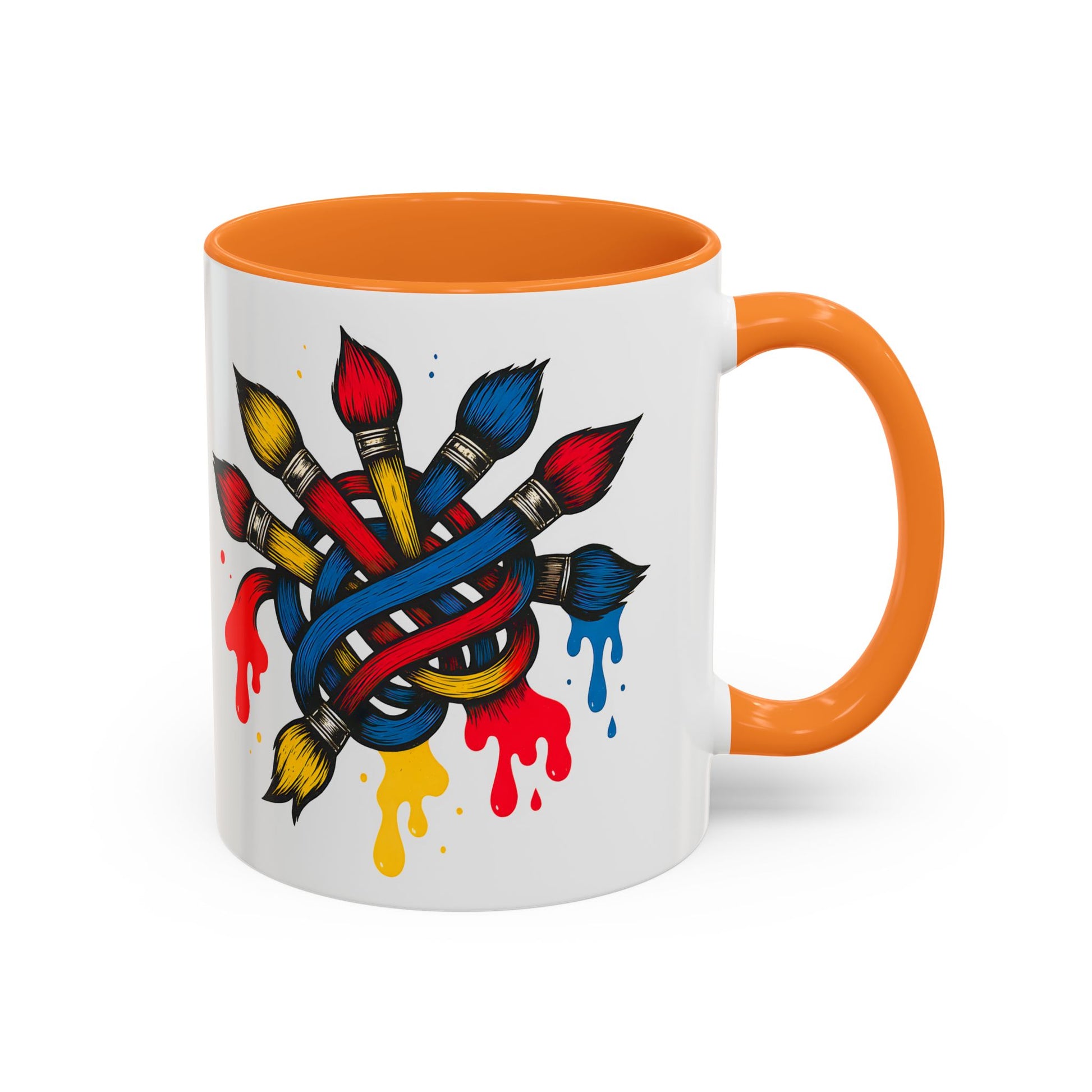 Funny Artist Mug - Colorful Coffee Cup for Art Teachers and Creatives, Dirty Art Mug, Paintbrush Design, Creative Humor Cup, Naughty Artist