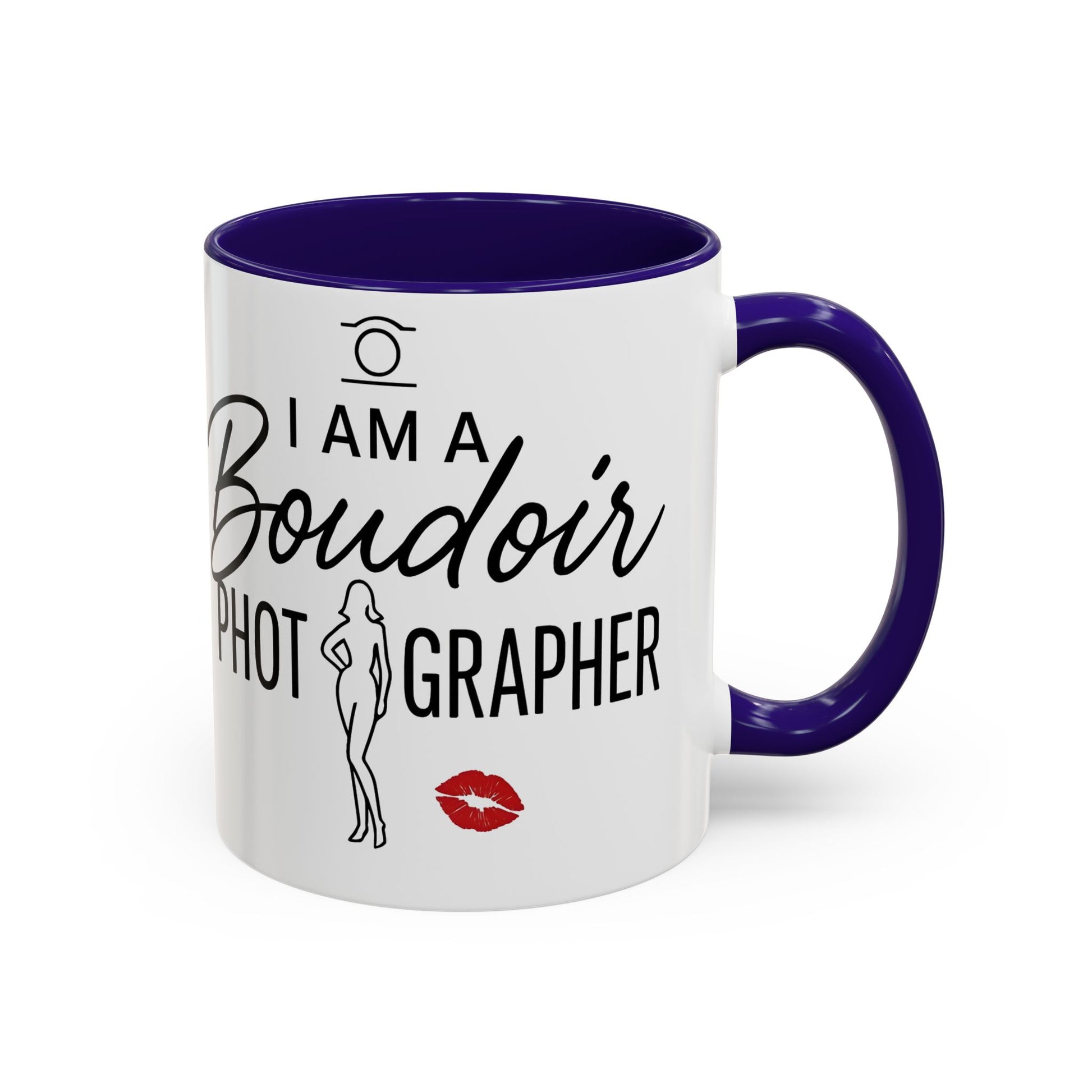 Boudoir Photographer Mug - Colorful Ceramic Coffee Cup, Gift for Photographers, Cute Art Mug, Fun Drinking Mug, Inspirational Coffee Mug