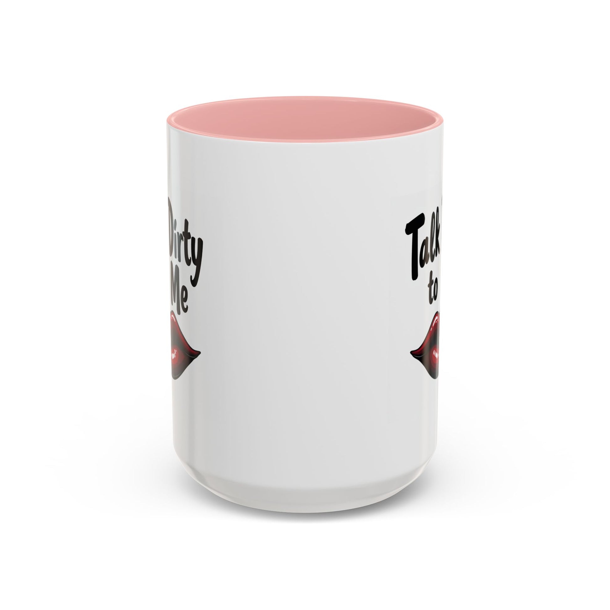Sexy Funny Mug for Her, Talk Dirty to Me Coffee Cup, Naughty Gift for Girlfriend, Flirty Morning Vibes, Bold Lips Sassy Mug