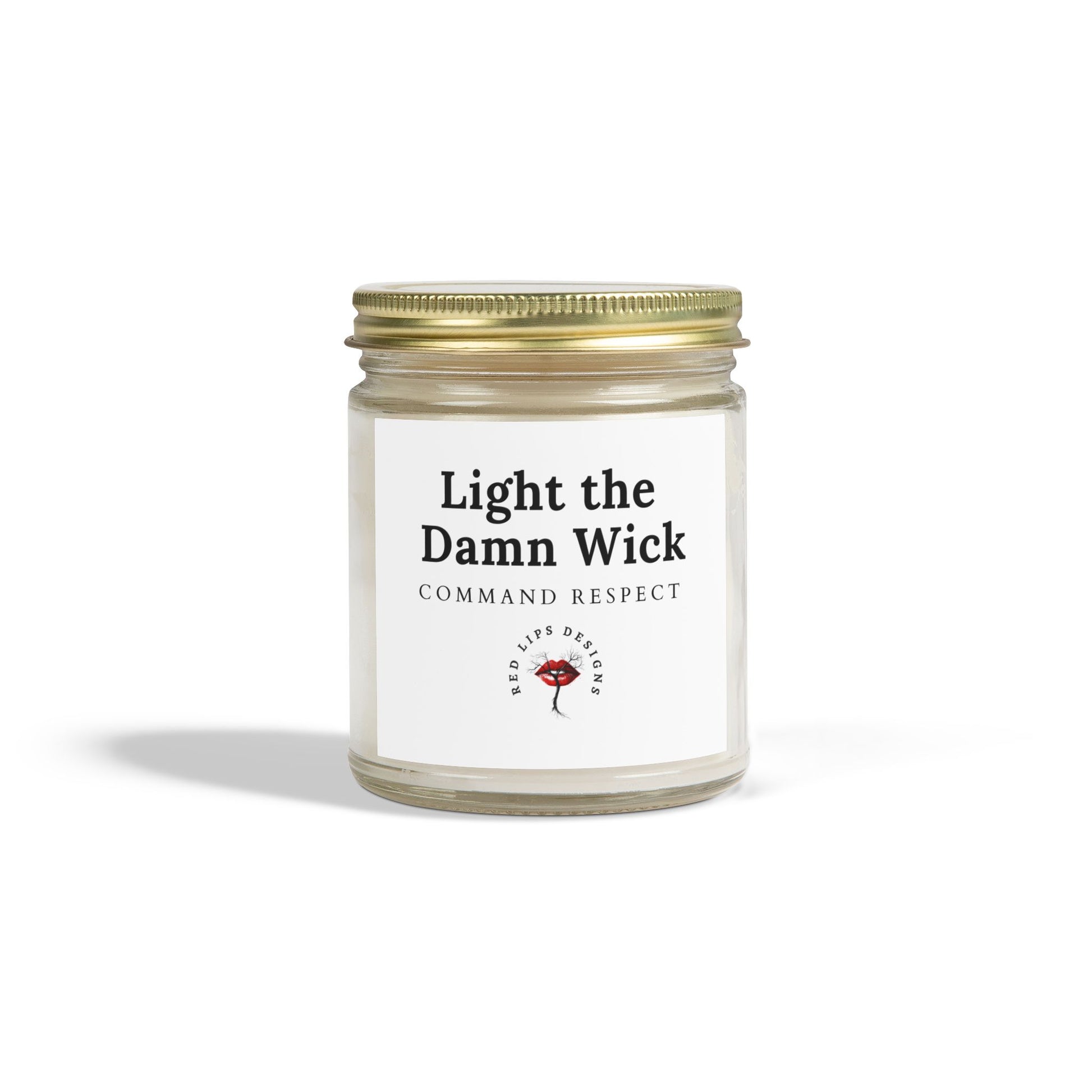 Candle Set - Light the Damn Wick, Scented Home Decor, Gift for Her, Aromatherapy, Relaxing, Motivational Quote