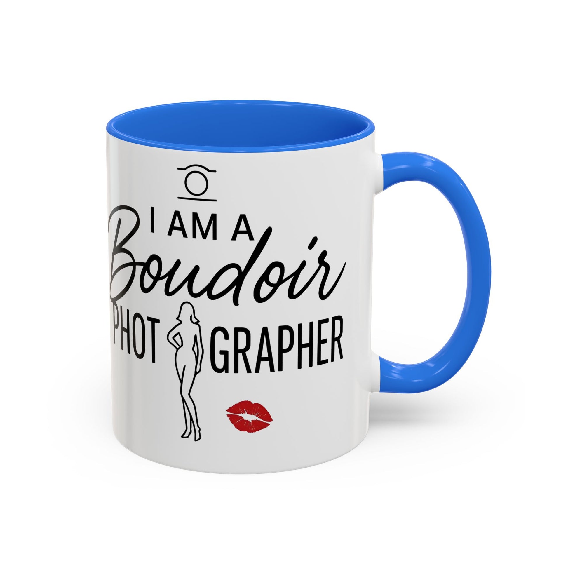 Boudoir Photographer Mug - Colorful Ceramic Coffee Cup, Gift for Photographers, Cute Art Mug, Fun Drinking Mug, Inspirational Coffee Mug