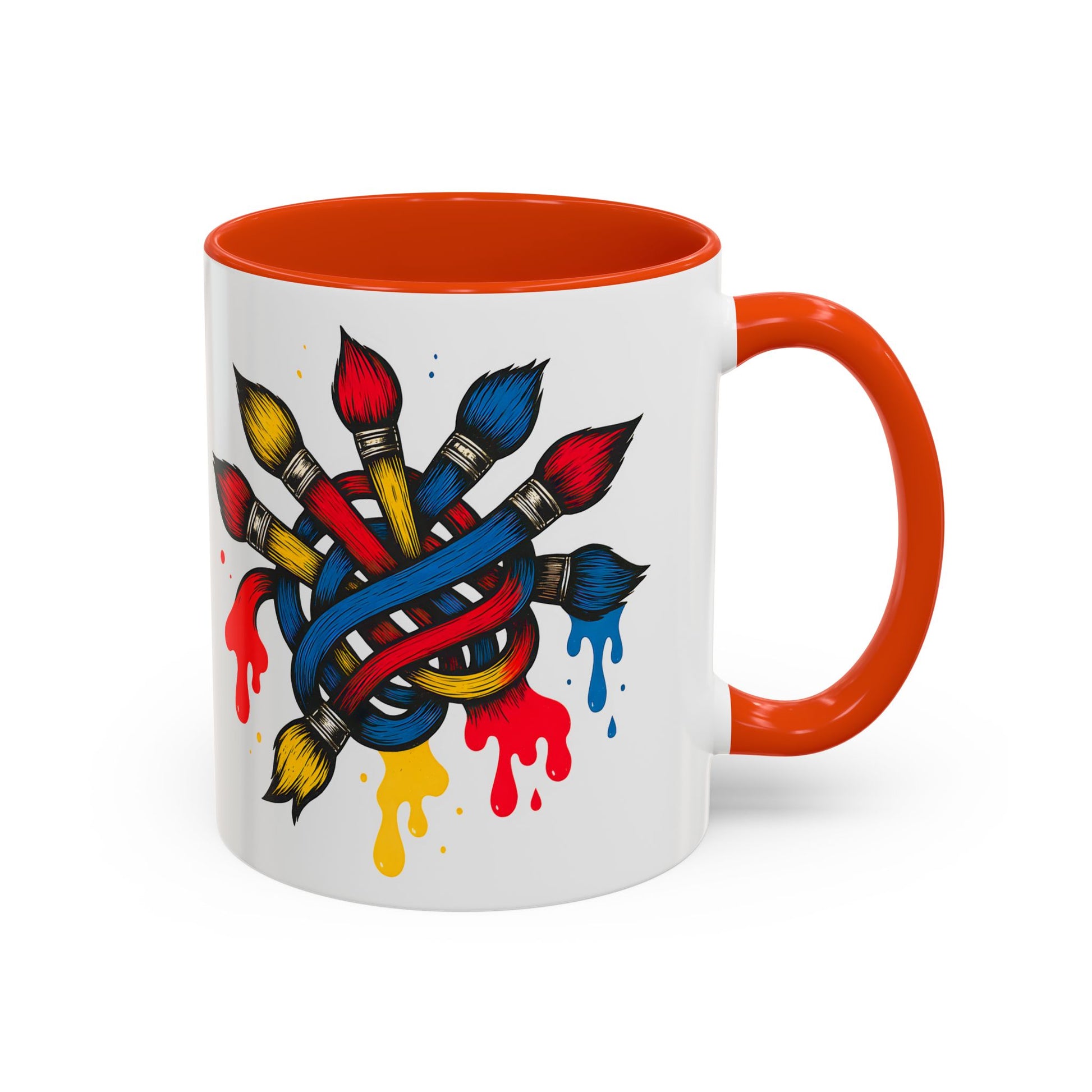 Funny Artist Mug - Colorful Coffee Cup for Art Teachers and Creatives, Dirty Art Mug, Paintbrush Design, Creative Humor Cup, Naughty Artist