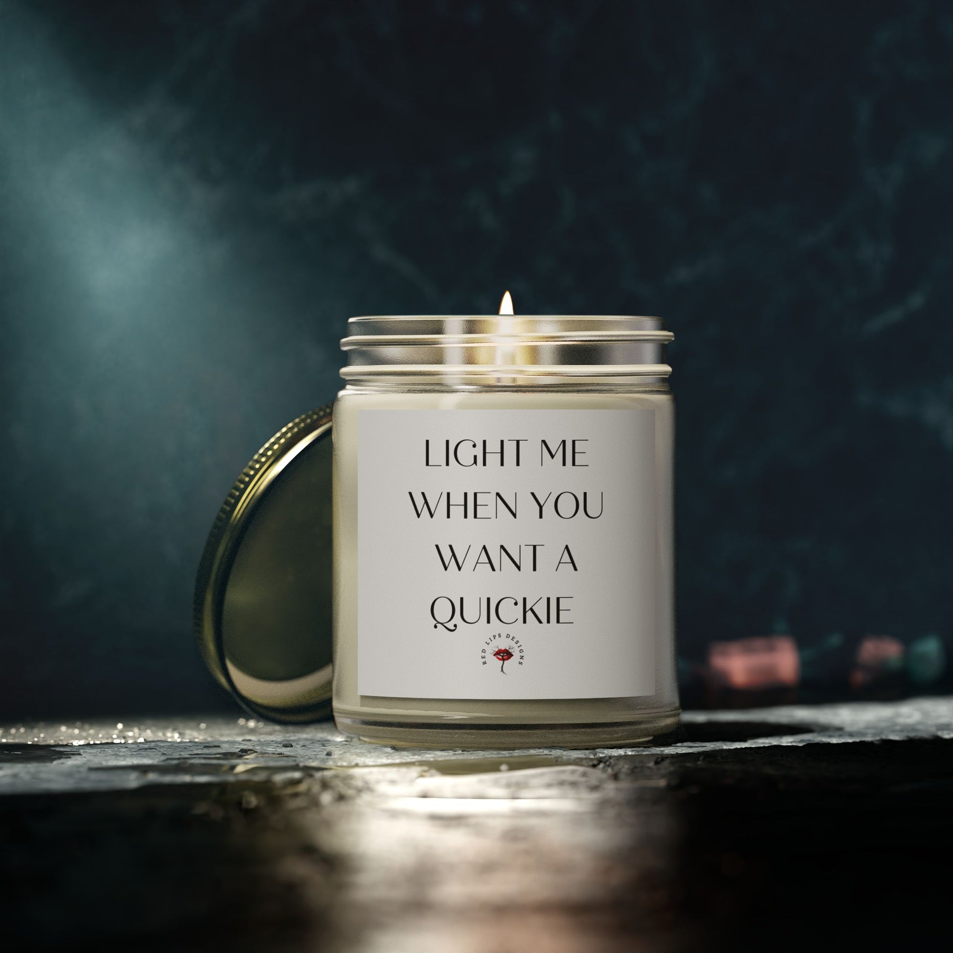 Sexy Candle for Her, Light Me When You Want a Quickie,Naughty Gift for Women, Flirty Valentine Candle