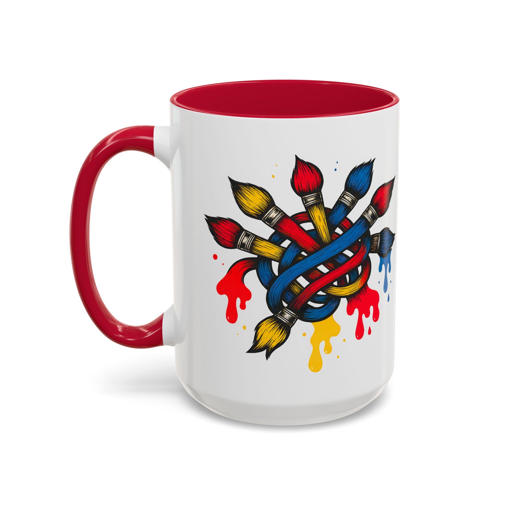 Funny Artist Mug - Colorful Coffee Cup for Art Teachers and Creatives, Dirty Art Mug, Paintbrush Design, Creative Humor Cup, Naughty Artist