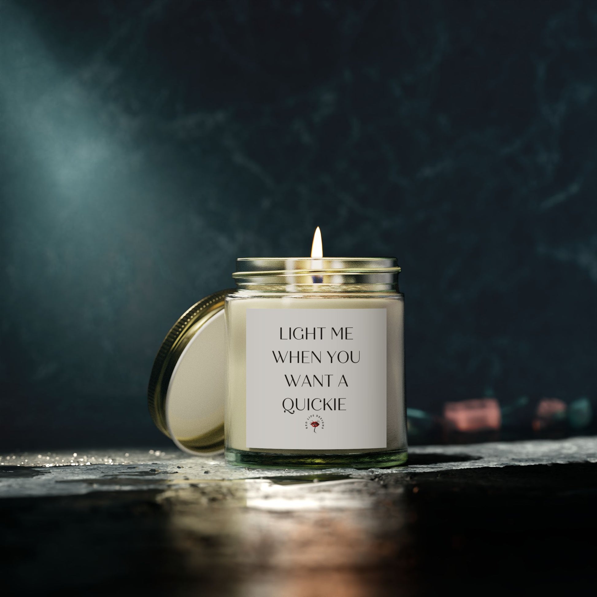 Sexy Candle for Her, Light Me When You Want a Quickie,Naughty Gift for Women, Flirty Valentine Candle