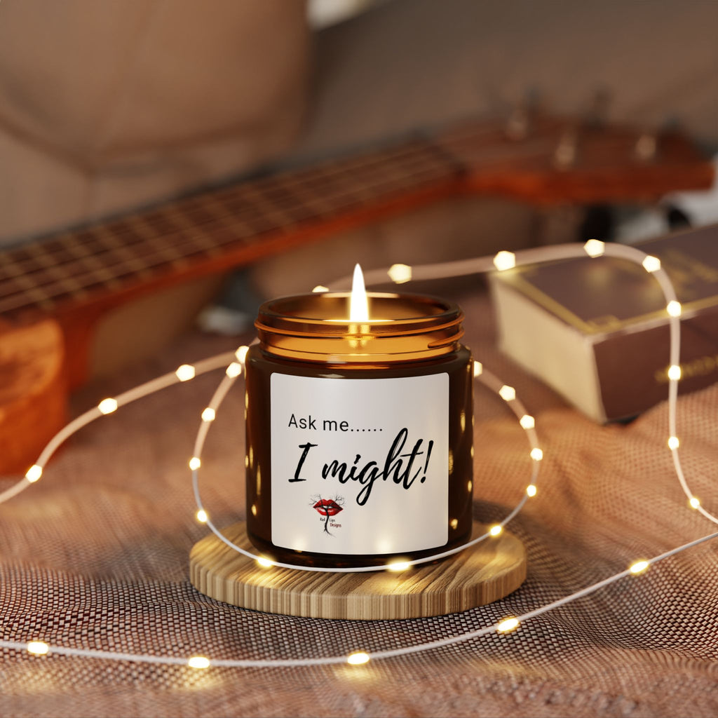 Charming Scented Candle - Amber Jar, Cozy Home Decor, Relaxation Gift, Birthday Surprise, Aromatherapy