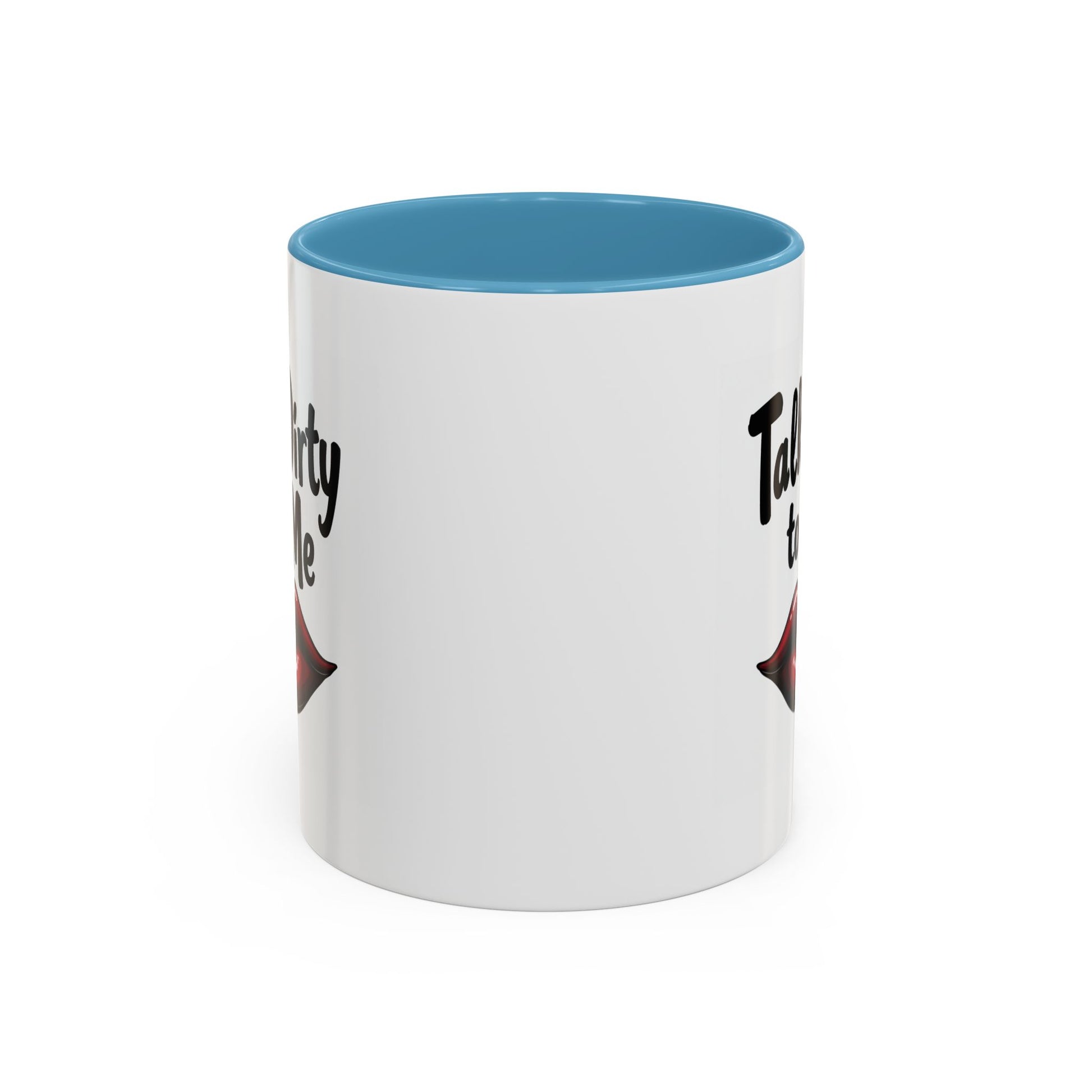 Sexy Funny Mug for Her, Talk Dirty to Me Coffee Cup, Naughty Gift for Girlfriend, Flirty Morning Vibes, Bold Lips Sassy Mug