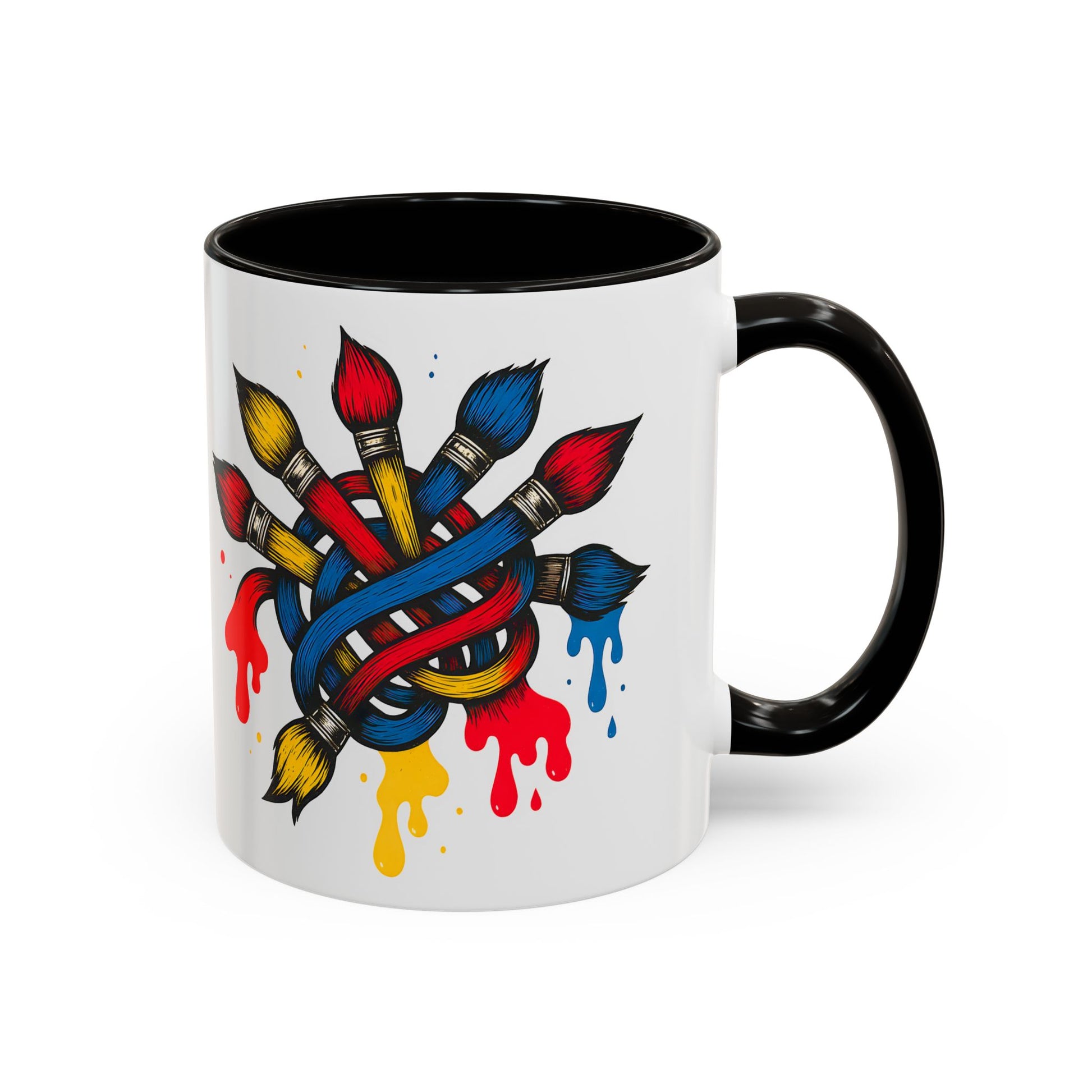 Funny Artist Mug - Colorful Coffee Cup for Art Teachers and Creatives, Dirty Art Mug, Paintbrush Design, Creative Humor Cup, Naughty Artist