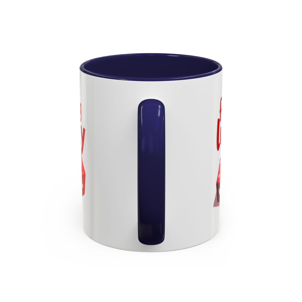 Feeling Lucky Mug, Funny Coffee Cup with Dice Design,  Date Night Mug, Fun Adult Humor