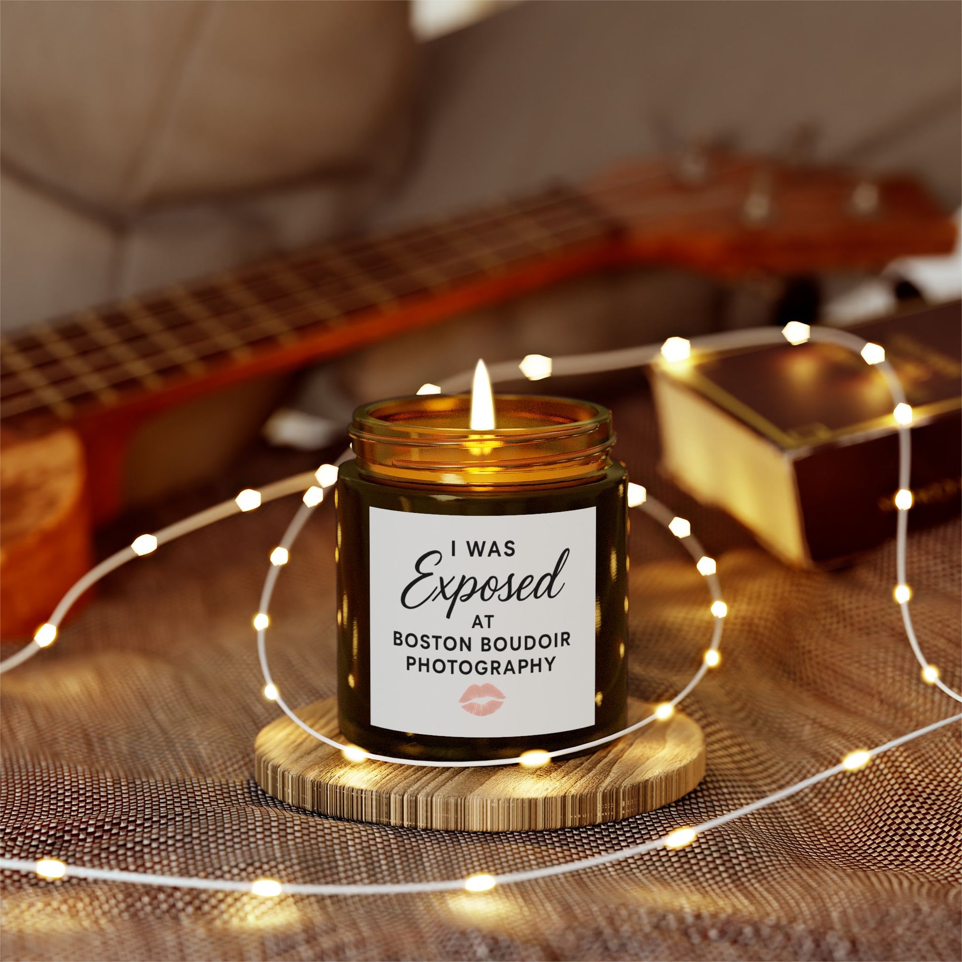 Boudoir Photography Scented Candle, Aromatic Gift, Home Fragrance, Personalized Decor, Relaxation Candles, Self-Care Gifts