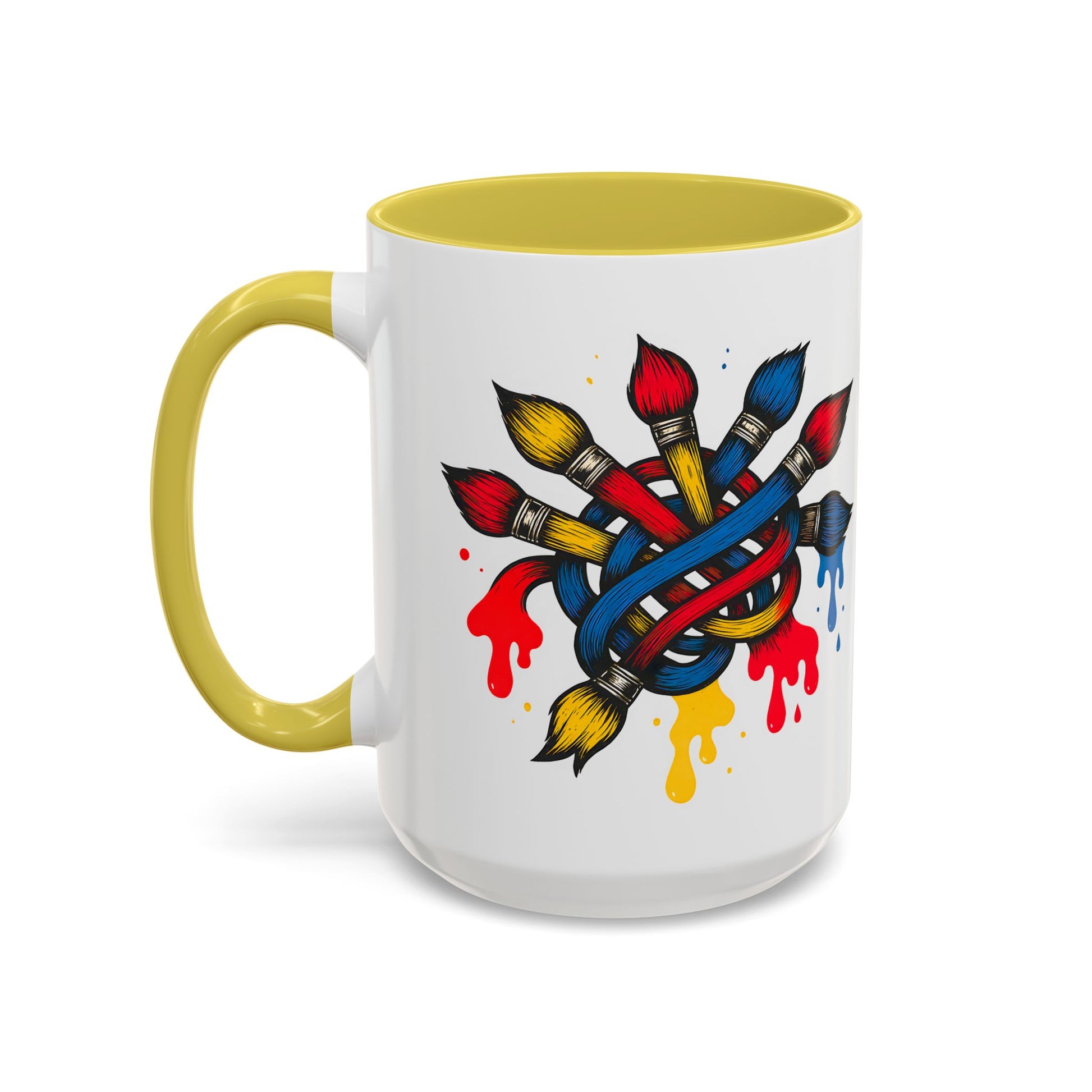 Funny Artist Mug - Colorful Coffee Cup for Art Teachers and Creatives, Dirty Art Mug, Paintbrush Design, Creative Humor Cup, Naughty Artist