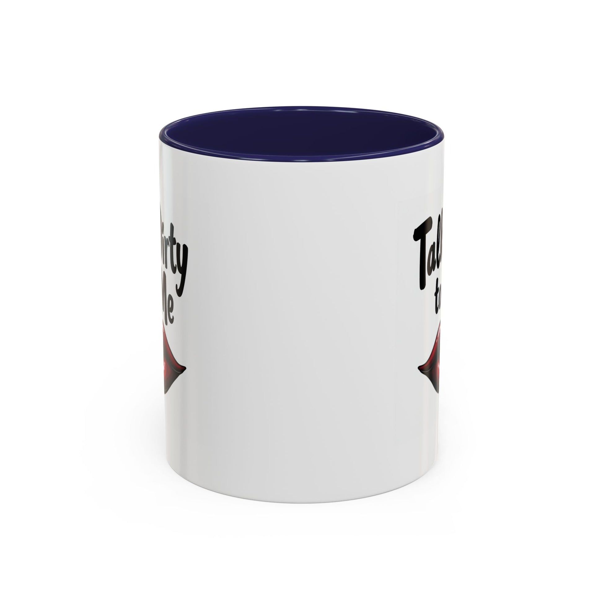 Sexy Funny Mug for Her, Talk Dirty to Me Coffee Cup, Naughty Gift for Girlfriend, Flirty Morning Vibes, Bold Lips Sassy Mug