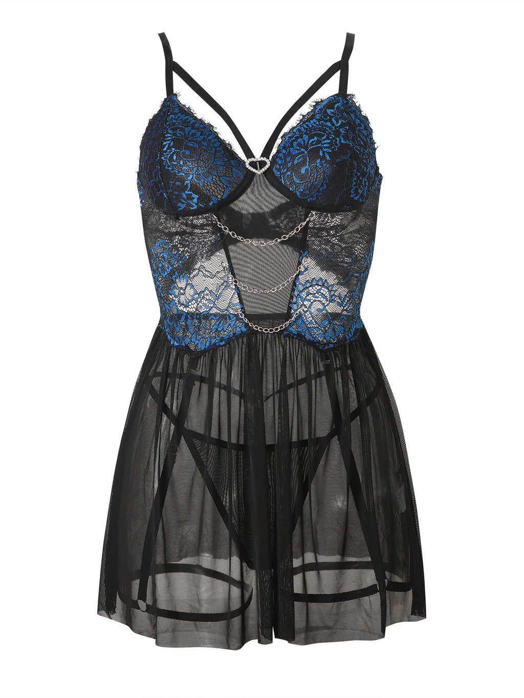 Sexy Perspective Temptation European and American Sexy Sleepwear Mesh jumpsuit Sexy Underwear