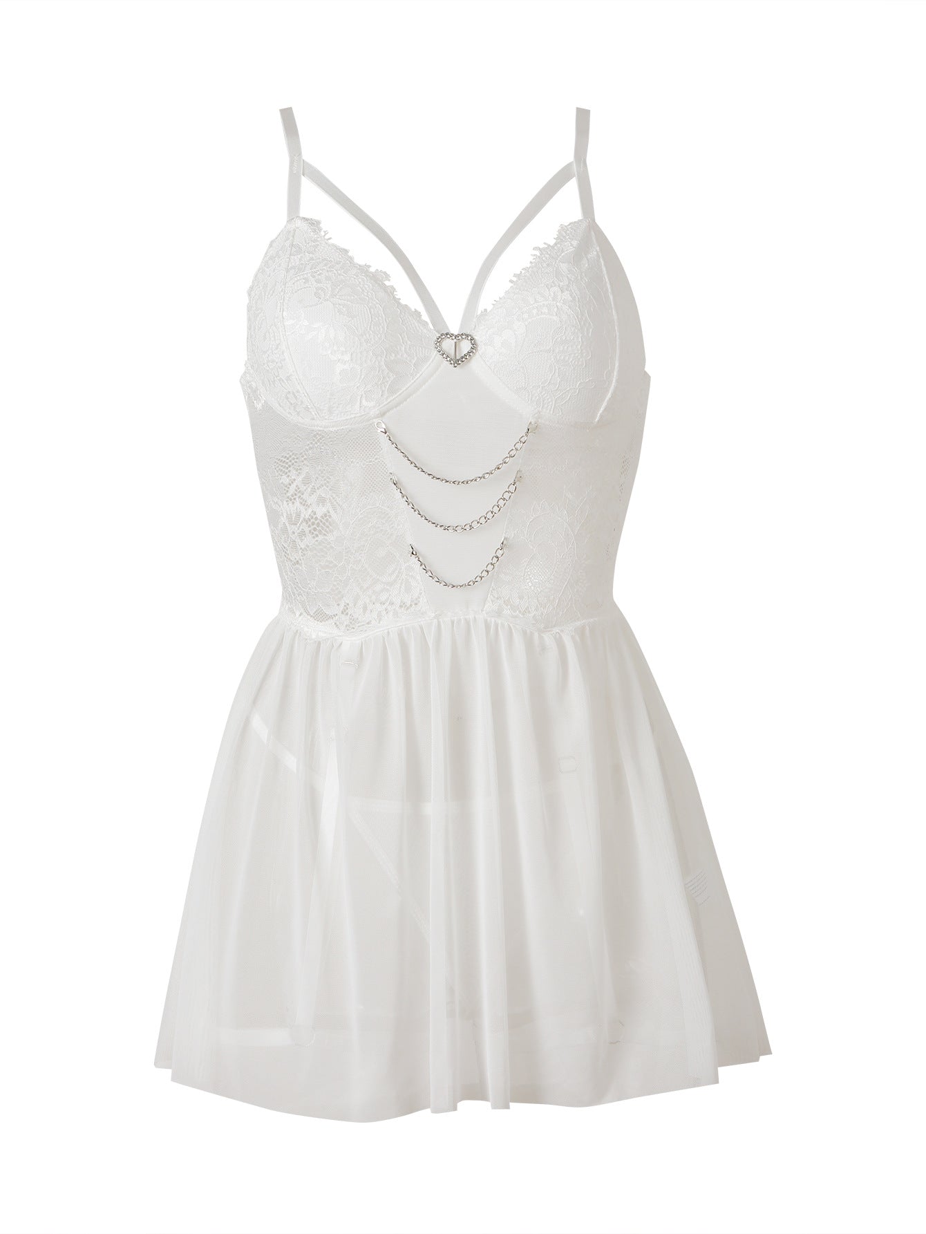 Sexy Perspective Temptation European and American Sexy Sleepwear Mesh jumpsuit Sexy Underwear